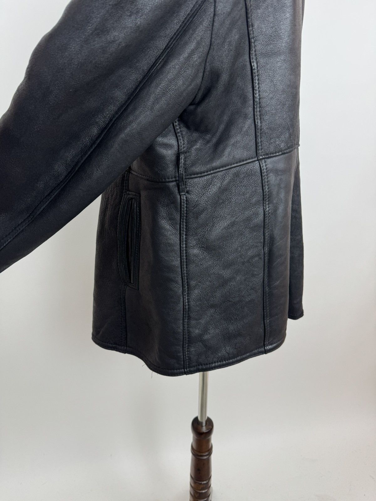 Other Miller Sheepskin Womens Jacket British Made Leather Coat Size L / US 10 / IT 46 - 10 Thumbnail