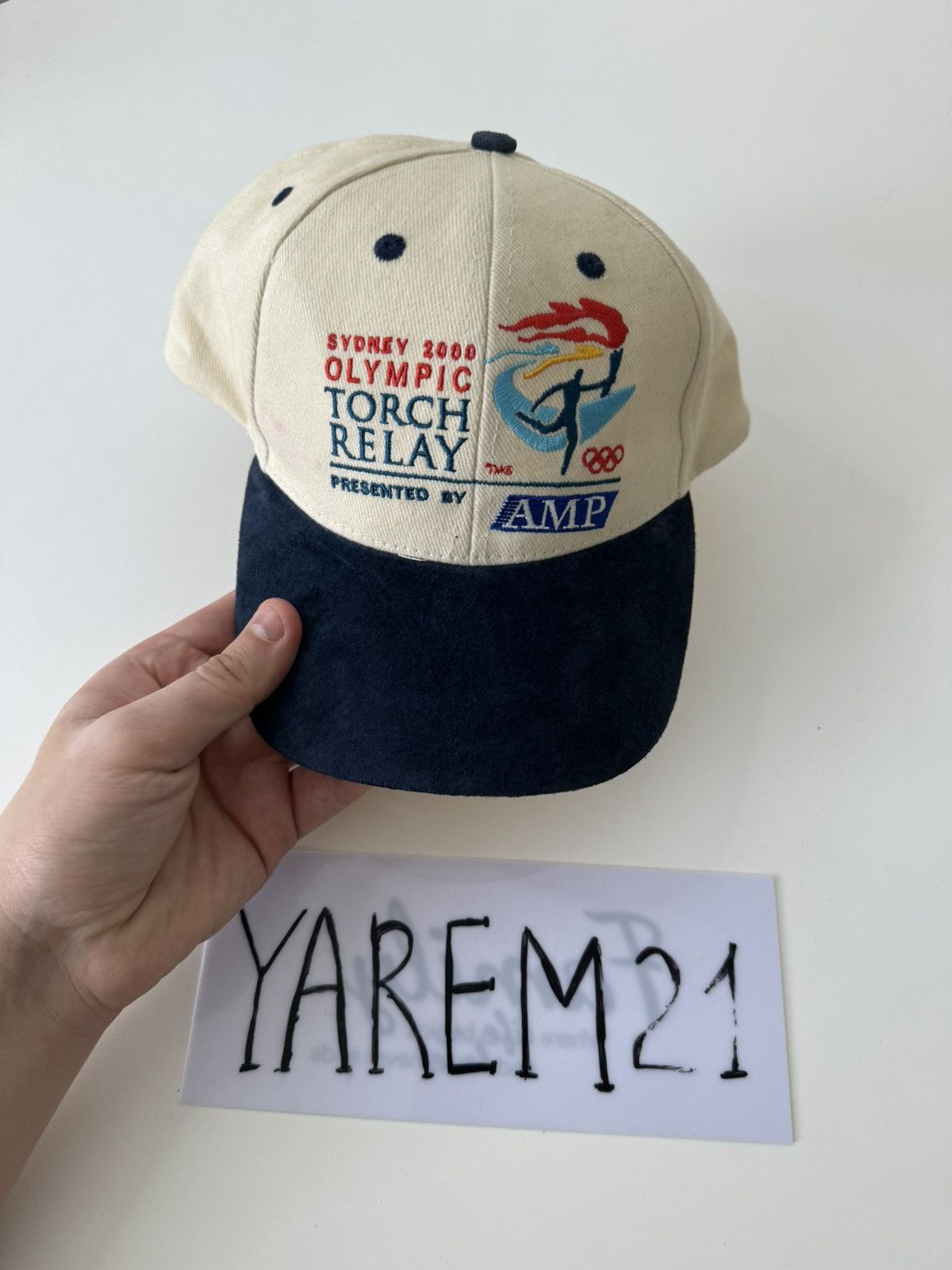 Vintage Sydney 2000 Olympic torch relay cap hat Size ONE SIZE - 2 Thumbnail