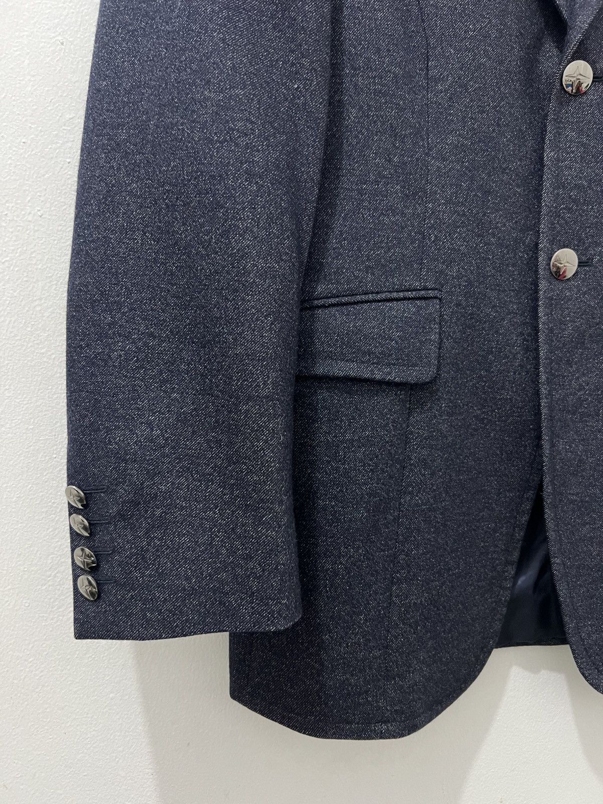 Thierry Mugler RARE - Thierry Mugler - Wool Star Buttons Blazer Jacket Size 46R - 8 Thumbnail