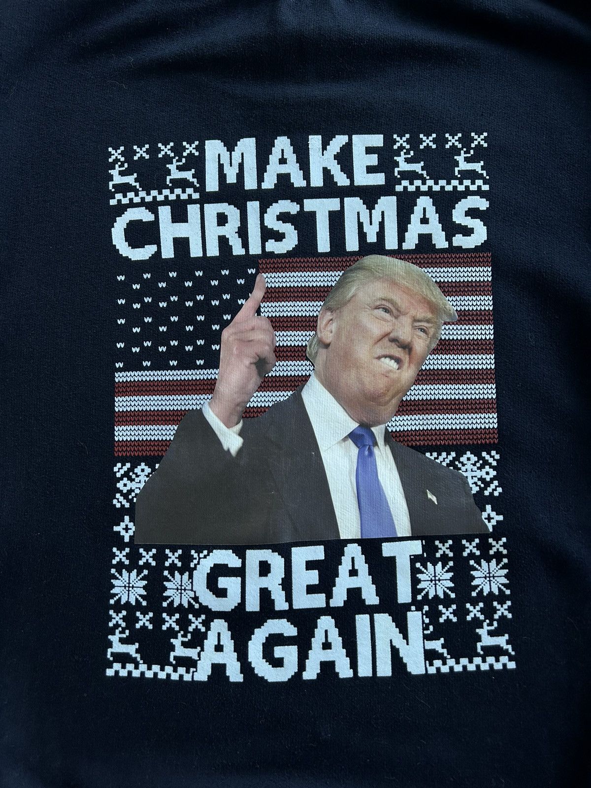 Donald Trump Donald Trump Make Christmas Great Again Sweatshirt Jumper Size US XL / EU 56 / 4 - 3 Thumbnail