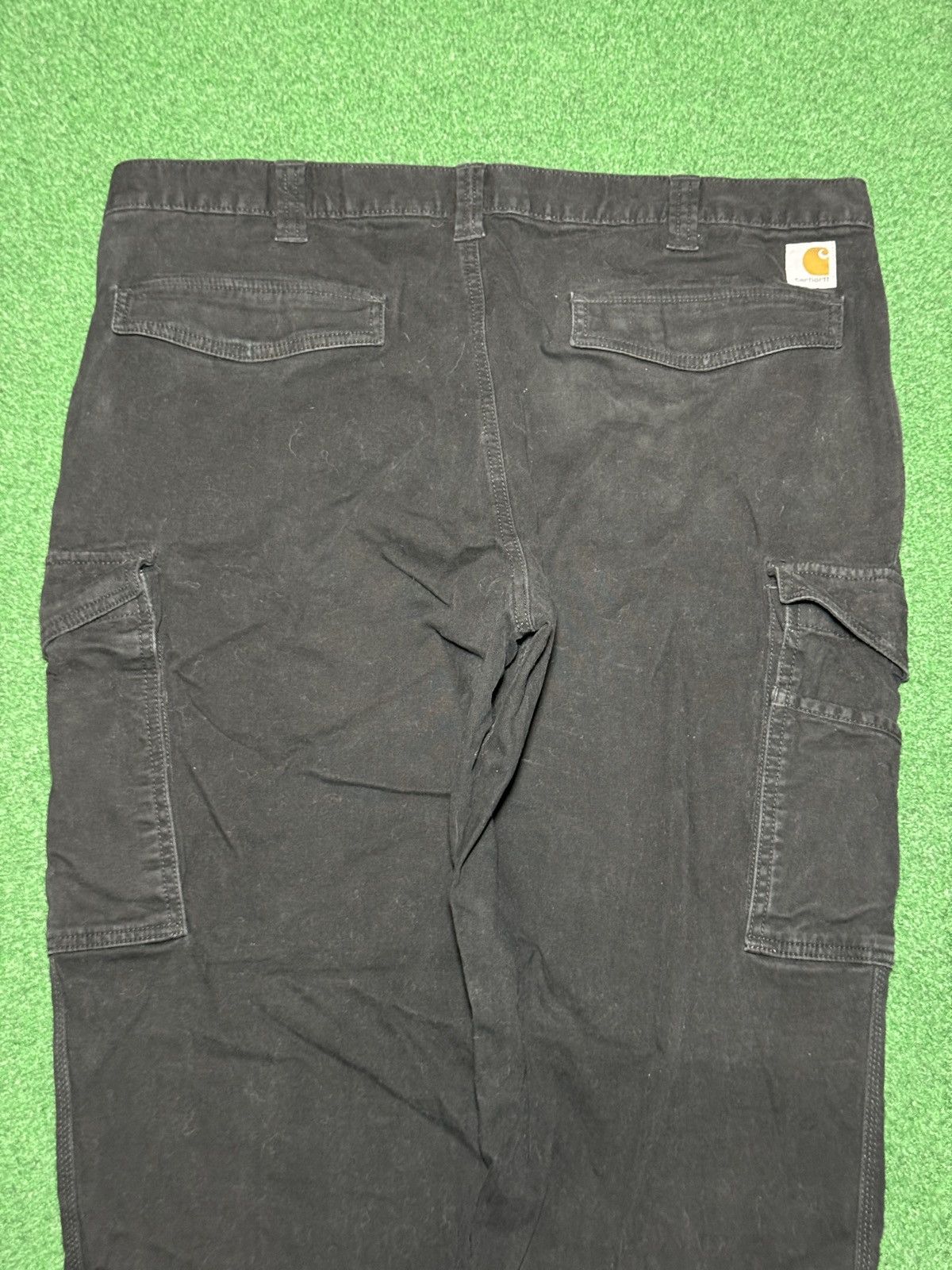 Carhartt Carhartt Black Cargo Baggy Relaxed Fit Mens 40x30 Pants Size US 40 / EU 56 - 2 Thumbnail