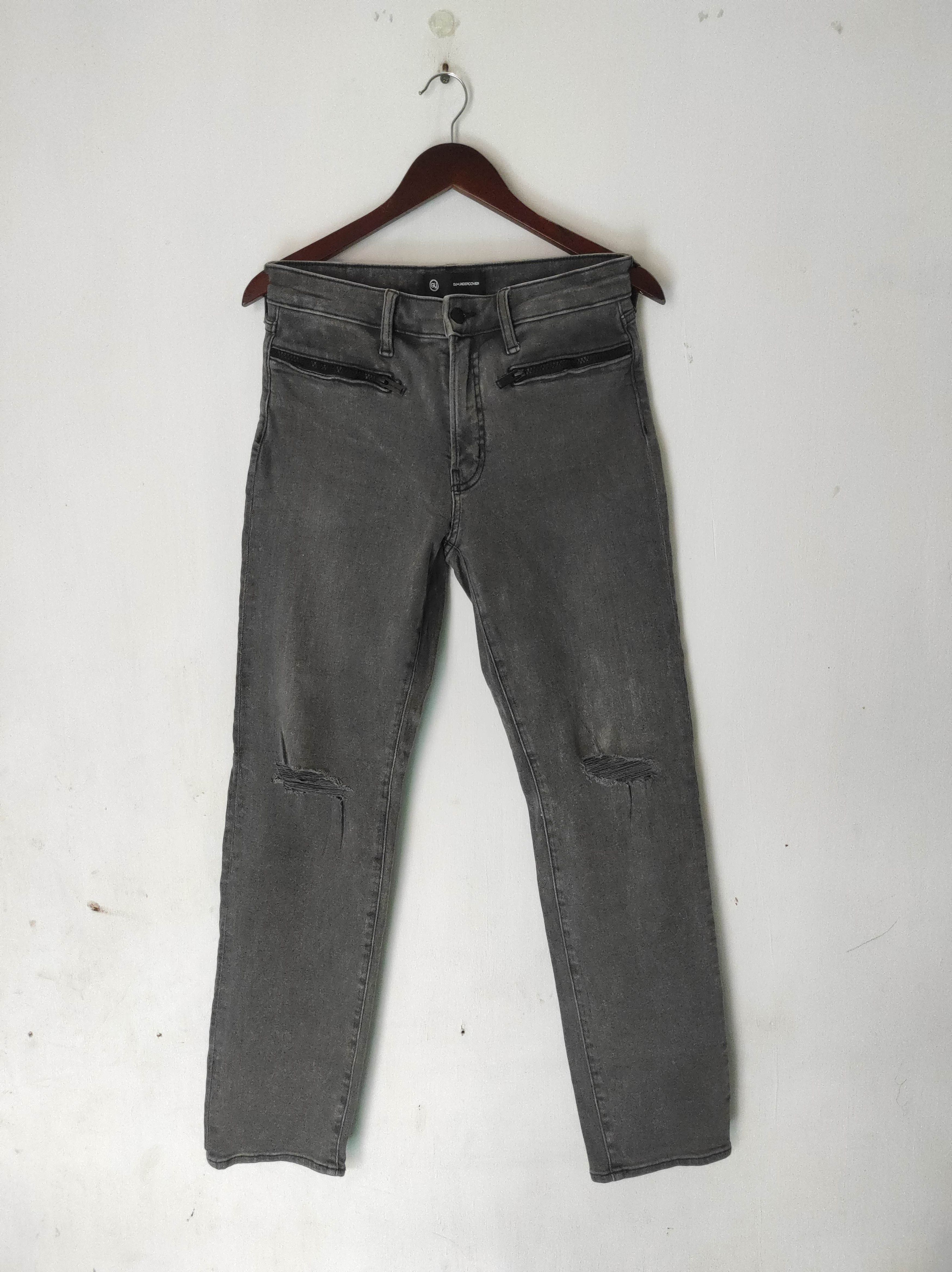 GU × Undercover Gu x Undercover Ripped Jeans Size US 29 - 2 Thumbnail
