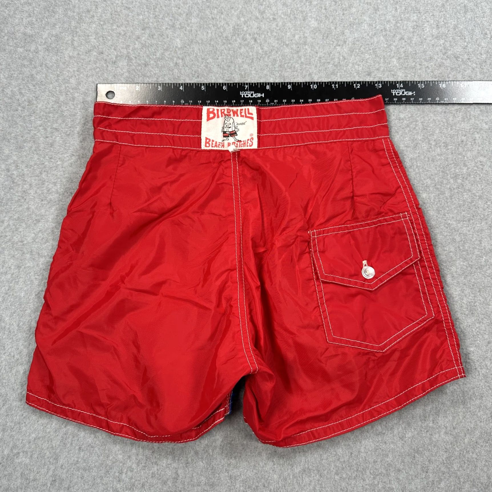 Vintage VINTAGE Birdwell Beach Britches Shorts Mens 28 Red Blue Boardshorts Swim Trunks Surf Size US 28 / EU 44 - 4 Thumbnail