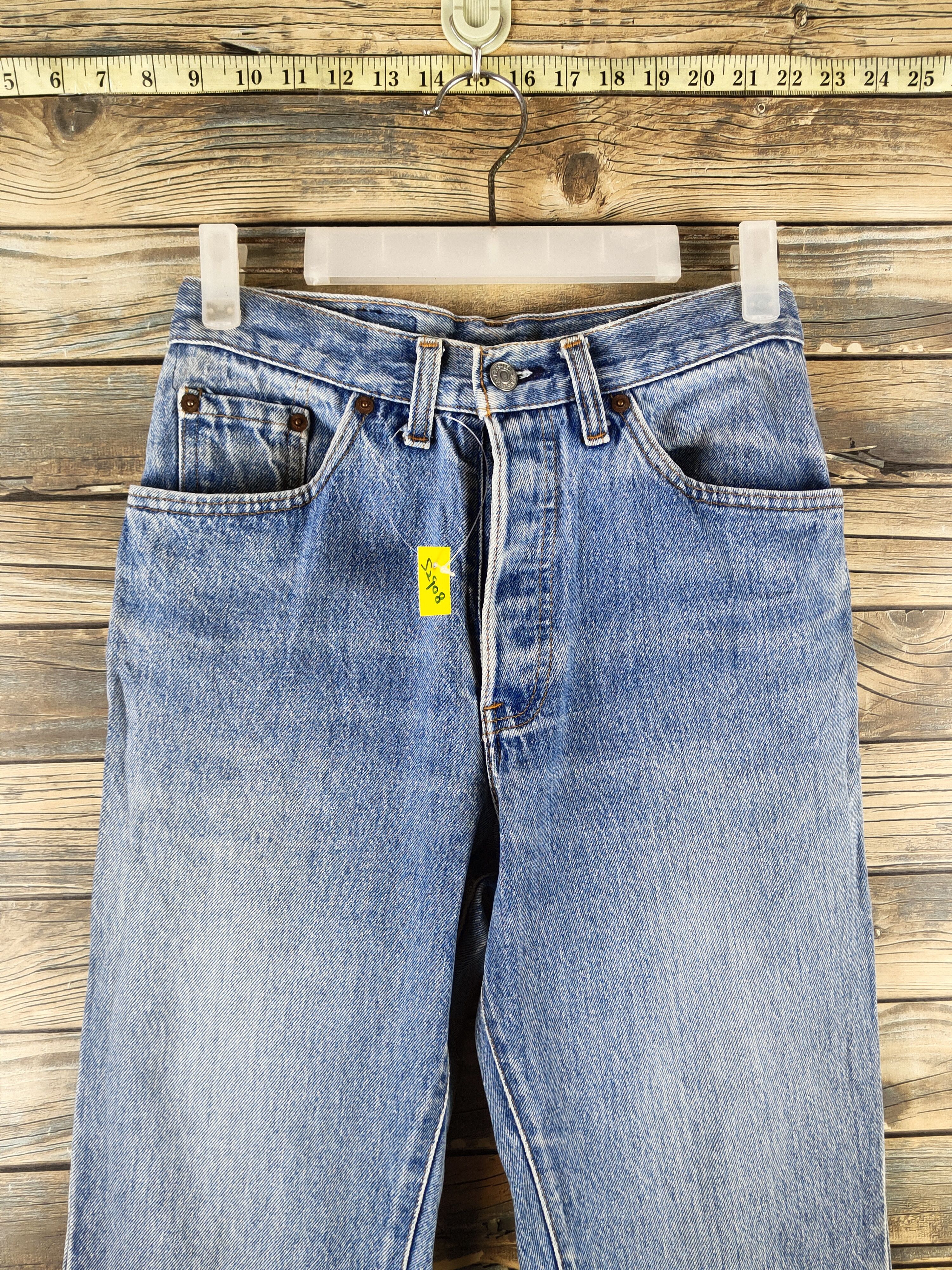 Levi's D 80' vintage levi's Blue Distressed Ripped Jeans #S2908 Size US 26 / EU 42 - 2 Thumbnail