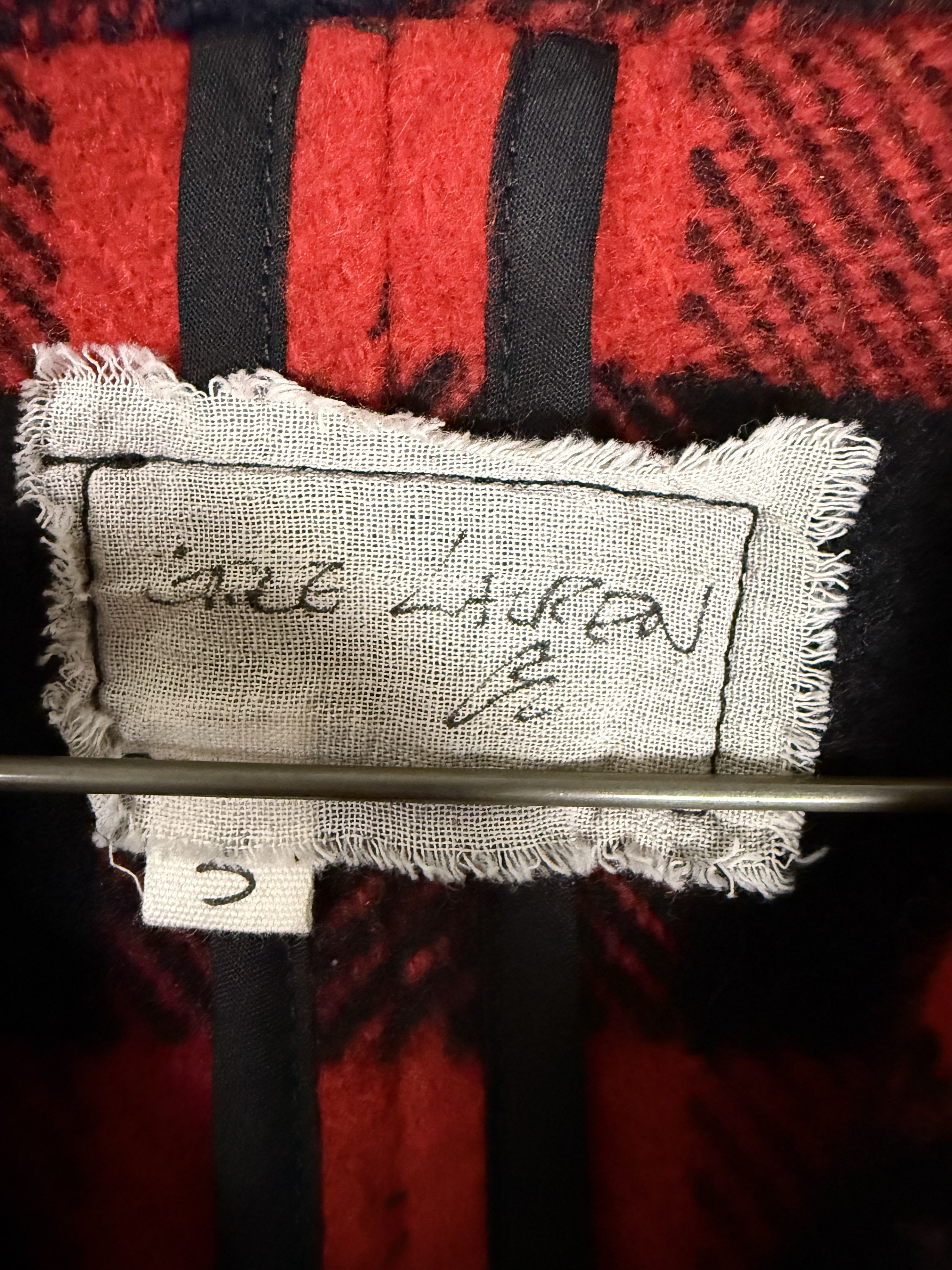 Greg Lauren $1375 Greg Lauren Buffalo Plaid Shawl Collar Box Jacket Size US L / EU 52-54 / 3 - 8 Thumbnail