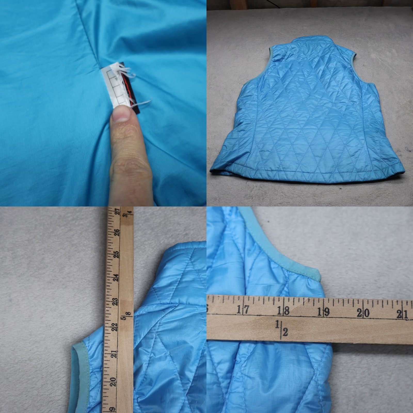 Patagonia Patagonia Vest Women Medium Blue Nano Puff Quilted Zip Full Zip Lightweight Insulated Nylon Lining Sleeveless All Seasons Casual Travel Size M / US 6-8 / IT 42-44 - 8 Thumbnail