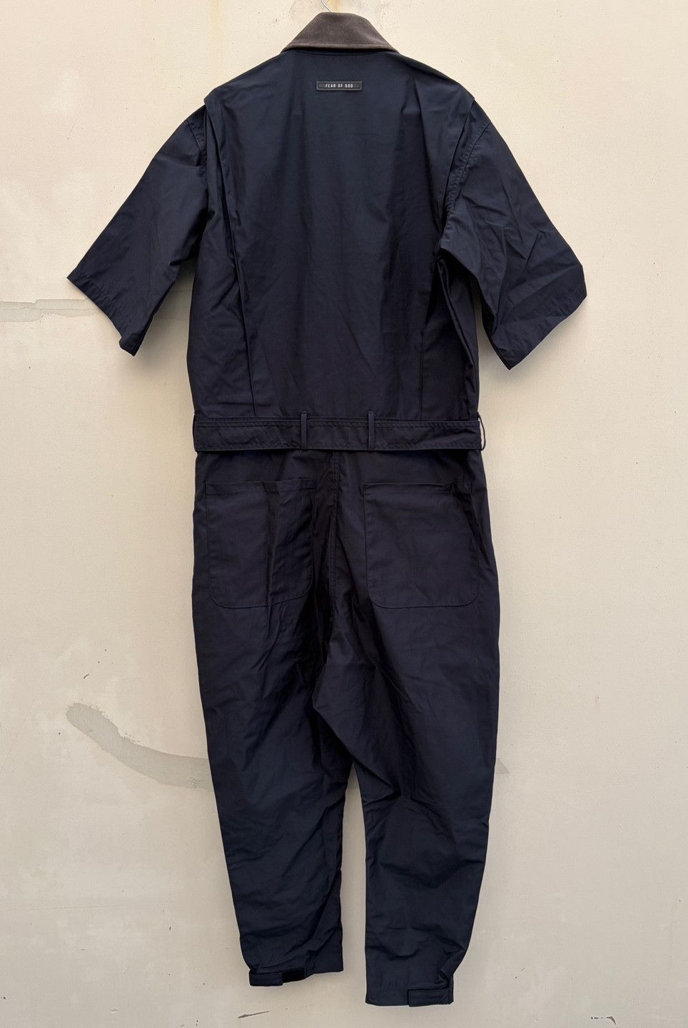 Fear of God Sixth Belted Nylon Jumpsuit Navy Eternal 6th 7th 8th Size US 32 / EU 48 - 5 Thumbnail
