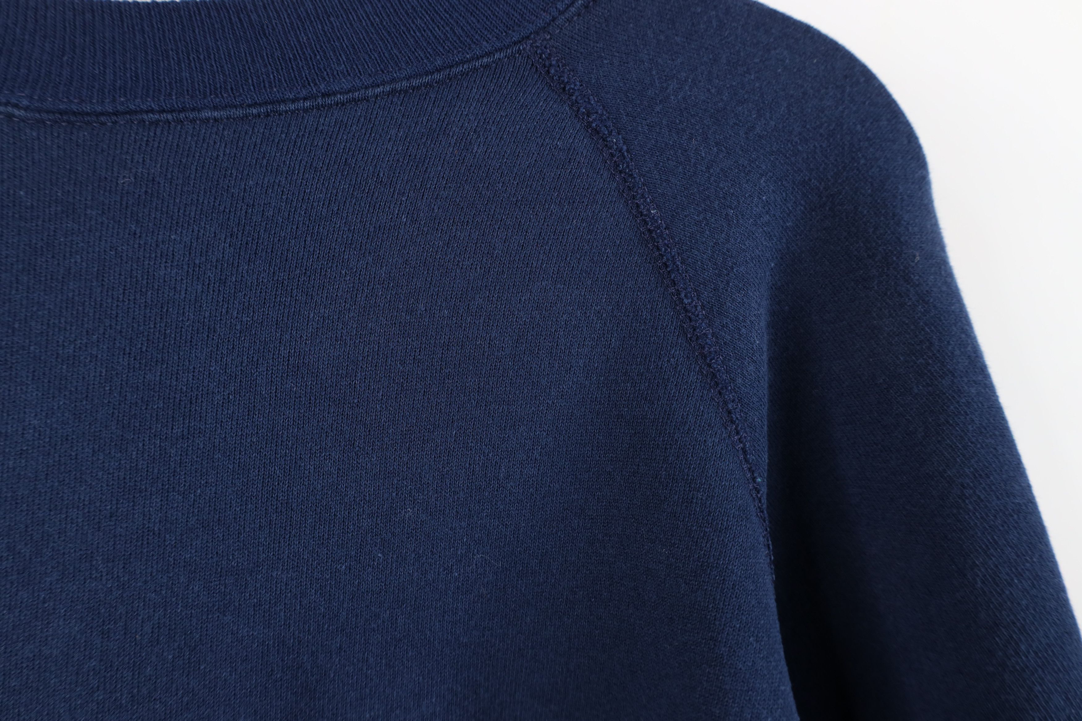 Vintage Vintage 90s Streetwear Crewneck Sweatshirt Navy Blue USA Size US XXL / EU 58 / 5 - 9 Thumbnail