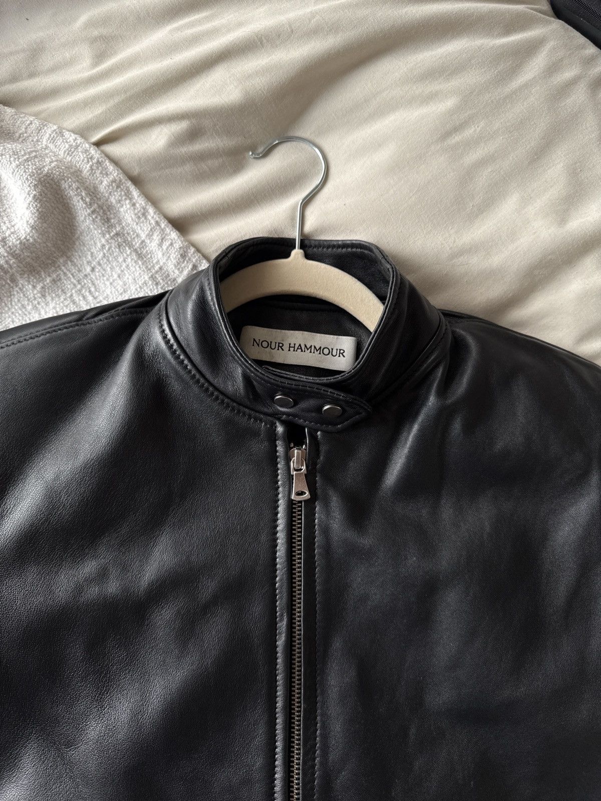 Nour Hammour Nour Hammour Leather Jacket Size S / US 4 / IT 40 - 2 Thumbnail