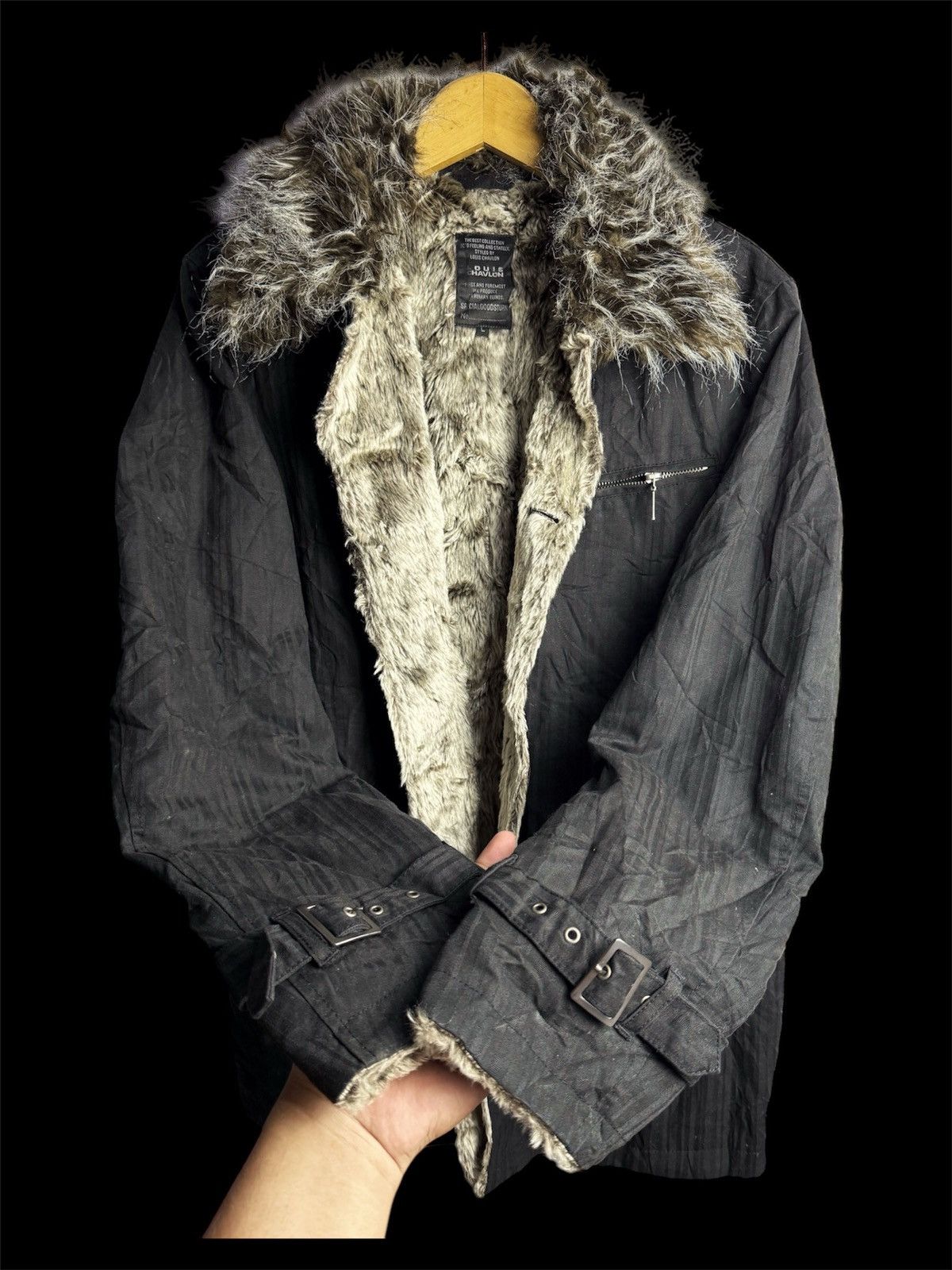 If Six Was Nine ❌SOLD❌FAUX FUR JAPANESE LOUIS CHAVLON GOTHIC PUNK Size US L / EU 52-54 / 3 - 2 Thumbnail