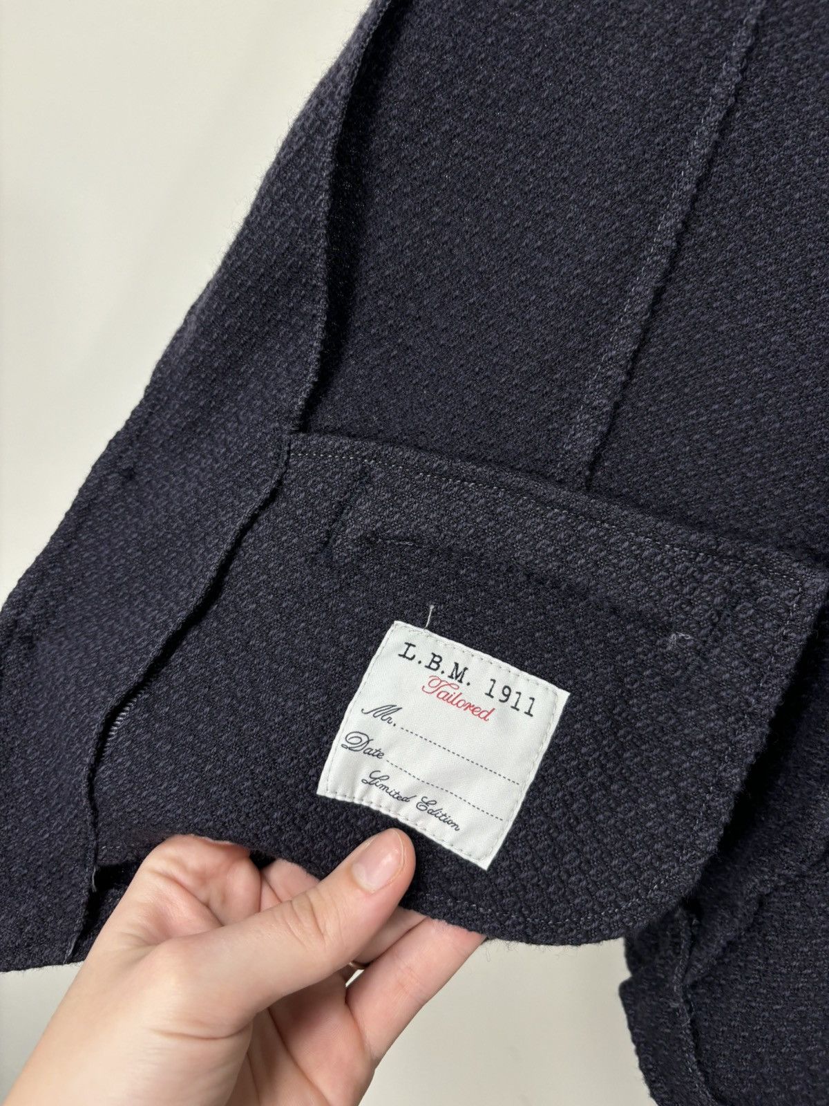 L.B.M. 1911 L.B.M. 1911 Men’s Limited Edition Wool Blend Waistcoat Vest Size 44R - 10 Thumbnail