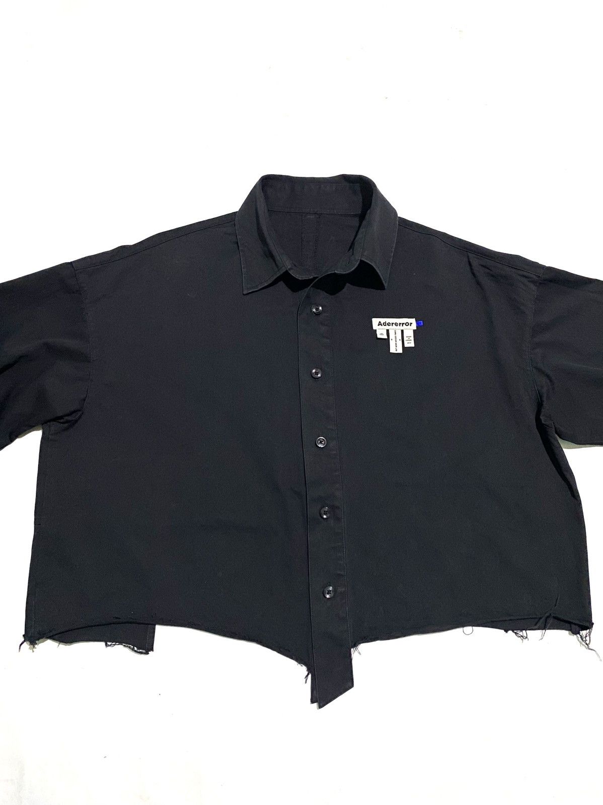 Ader Error ADER ERROR OVERSIZED CROPPED DISTRESSED UNISEX SHIRT Size US S / EU 44-46 / 1 - 3 Thumbnail