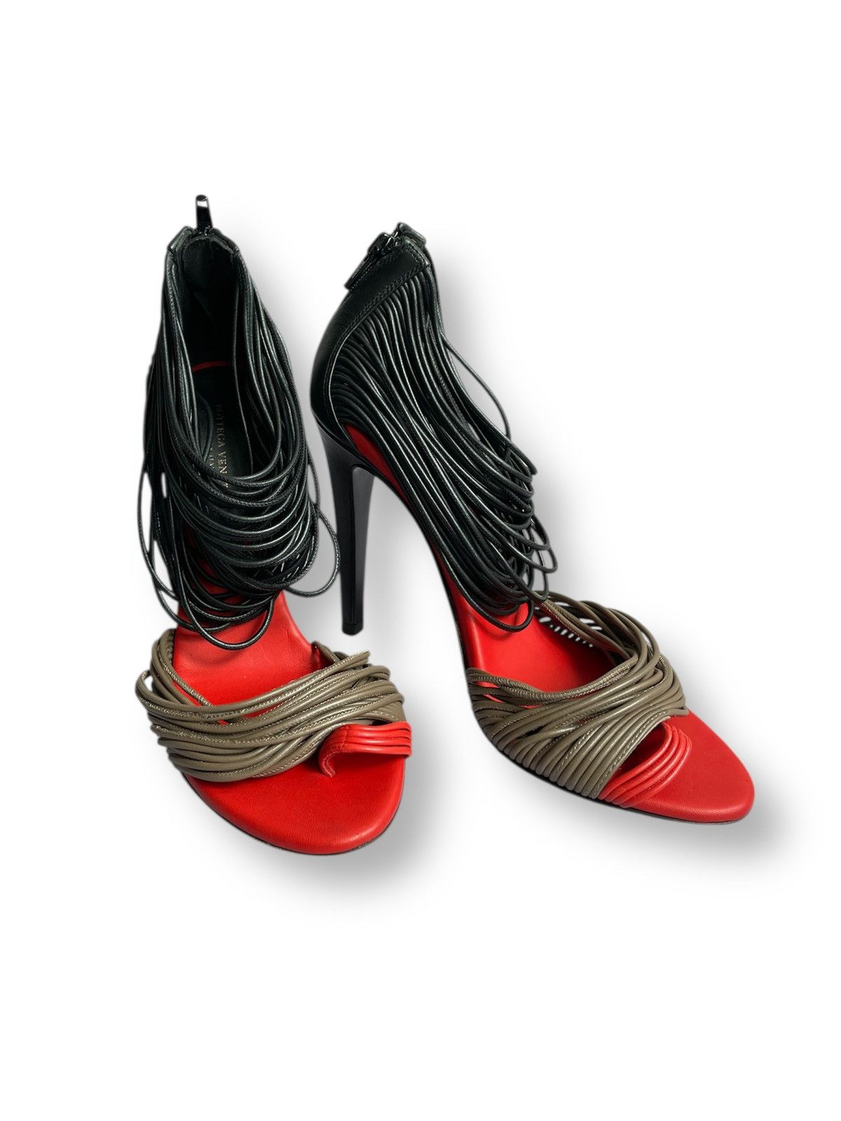 Bottega Veneta Bottega Veneta Strappy Leather Heels Vintage Size US 6 / IT 36 - 1 Thumbnail