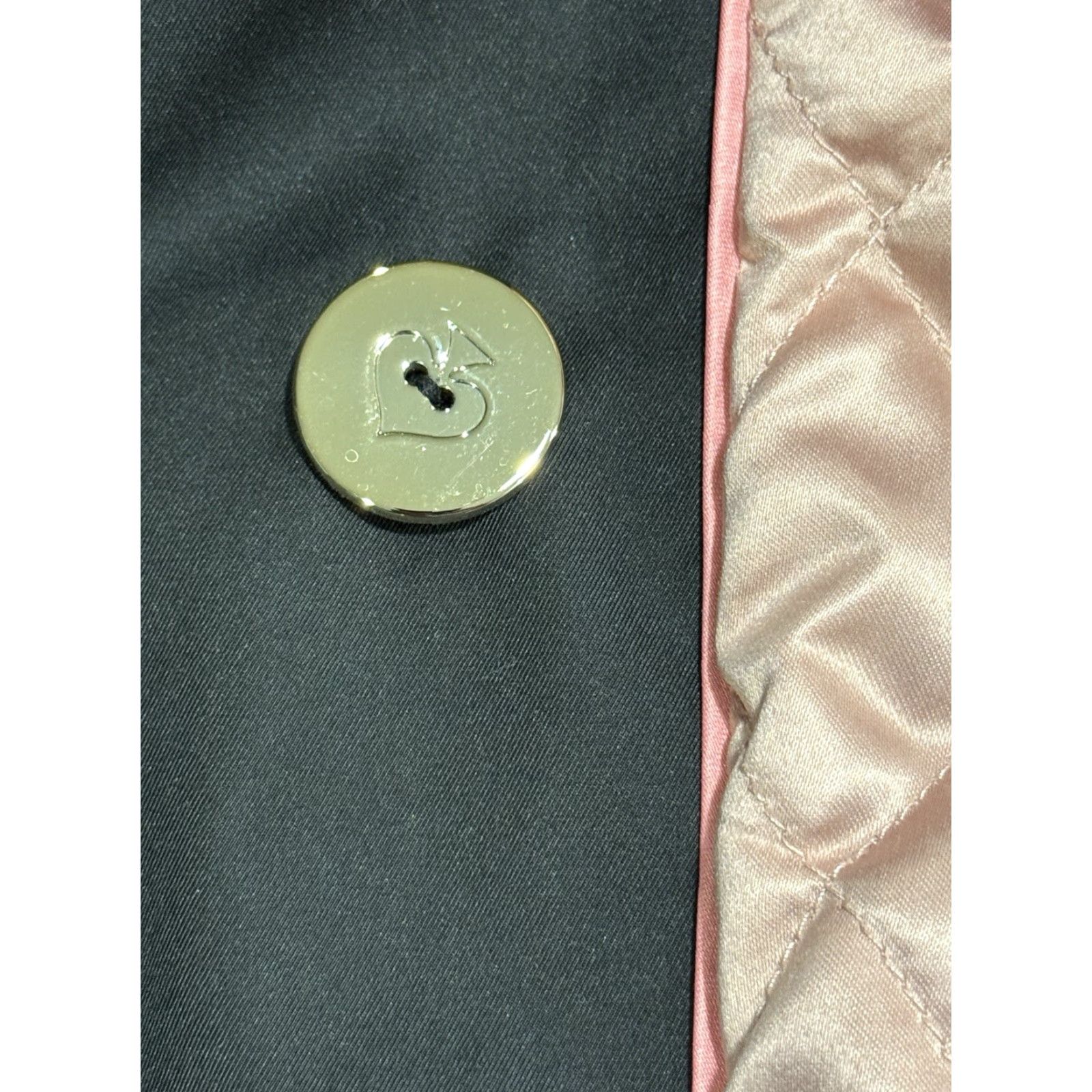 Vintage Kate Spade New York Double-Breasted Belted Trench Coat Pink Quilted Lining XL Belted Trench Coat New York Kate Spade XL Black Size XL / US 12-14 / IT 48-50 - 6 Thumbnail