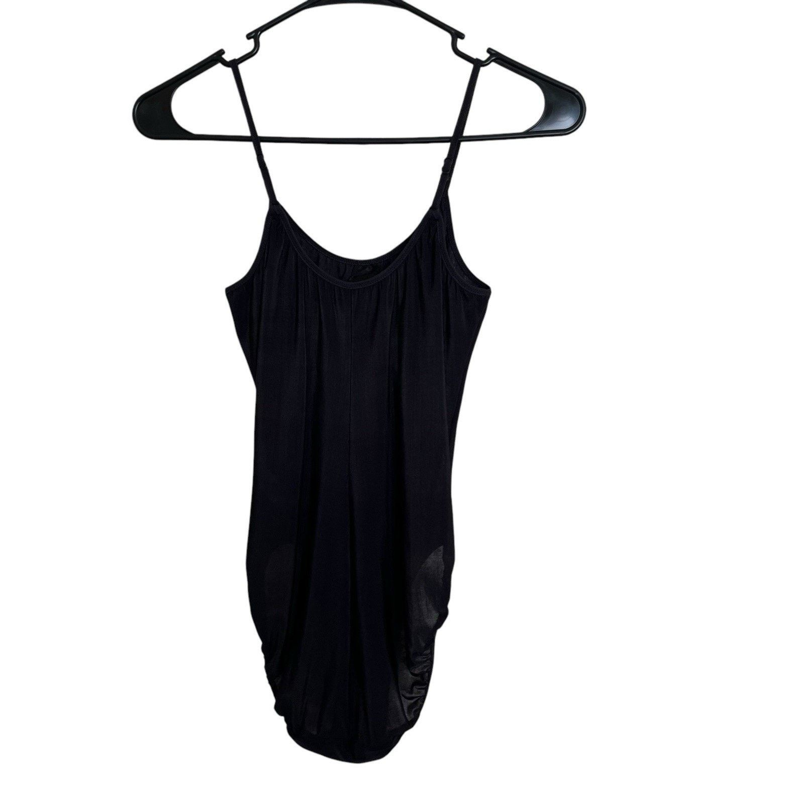 Vintage OLGA | Vintage Black Slinky Babydoll Teddy Lingerie 36 11009 Size ONE SIZE - 5 Thumbnail