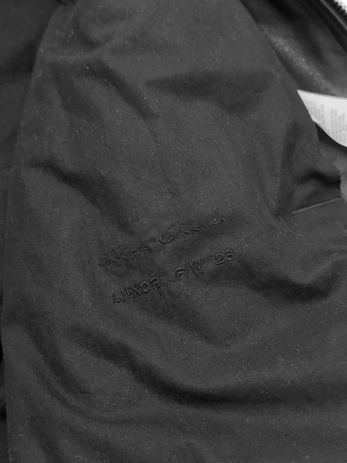 Rick Owens FW23 Luxor Radiance Lamb Leather Bomber Size US M / EU 48-50 / 2 - 6 Thumbnail