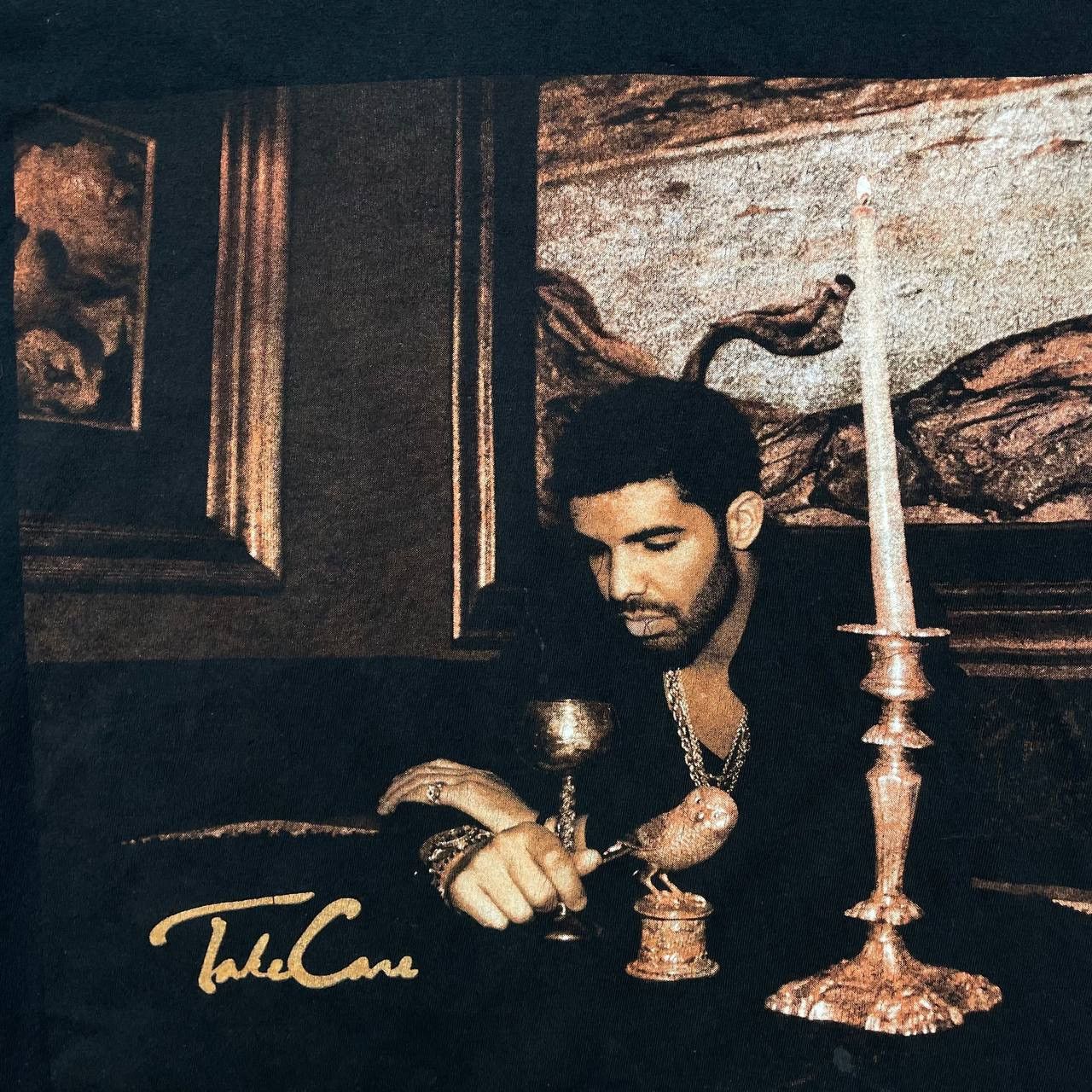 Drake × October's Very Own × Rap Tees 2012 Drake Take Care Album T Shirt Size S Size US S / EU 44-46 / 1 - 6 Thumbnail