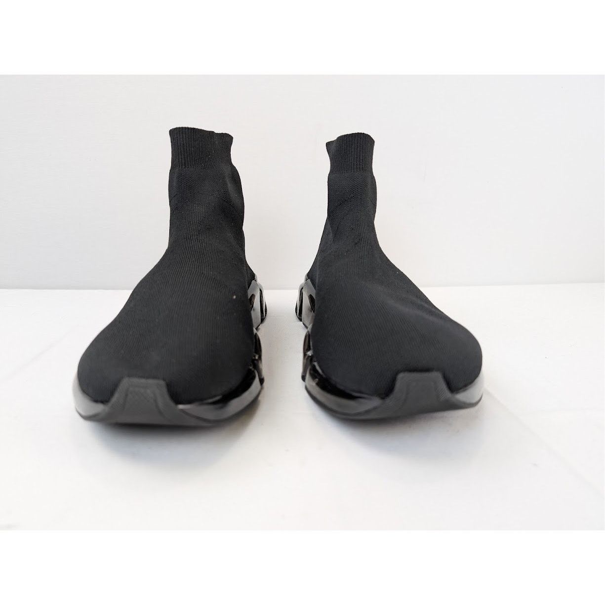 Balenciaga o1rshd1 Recycled Speed 2.0 Sneakers in Black/White Size US 12 / EU 45 - 9 Thumbnail