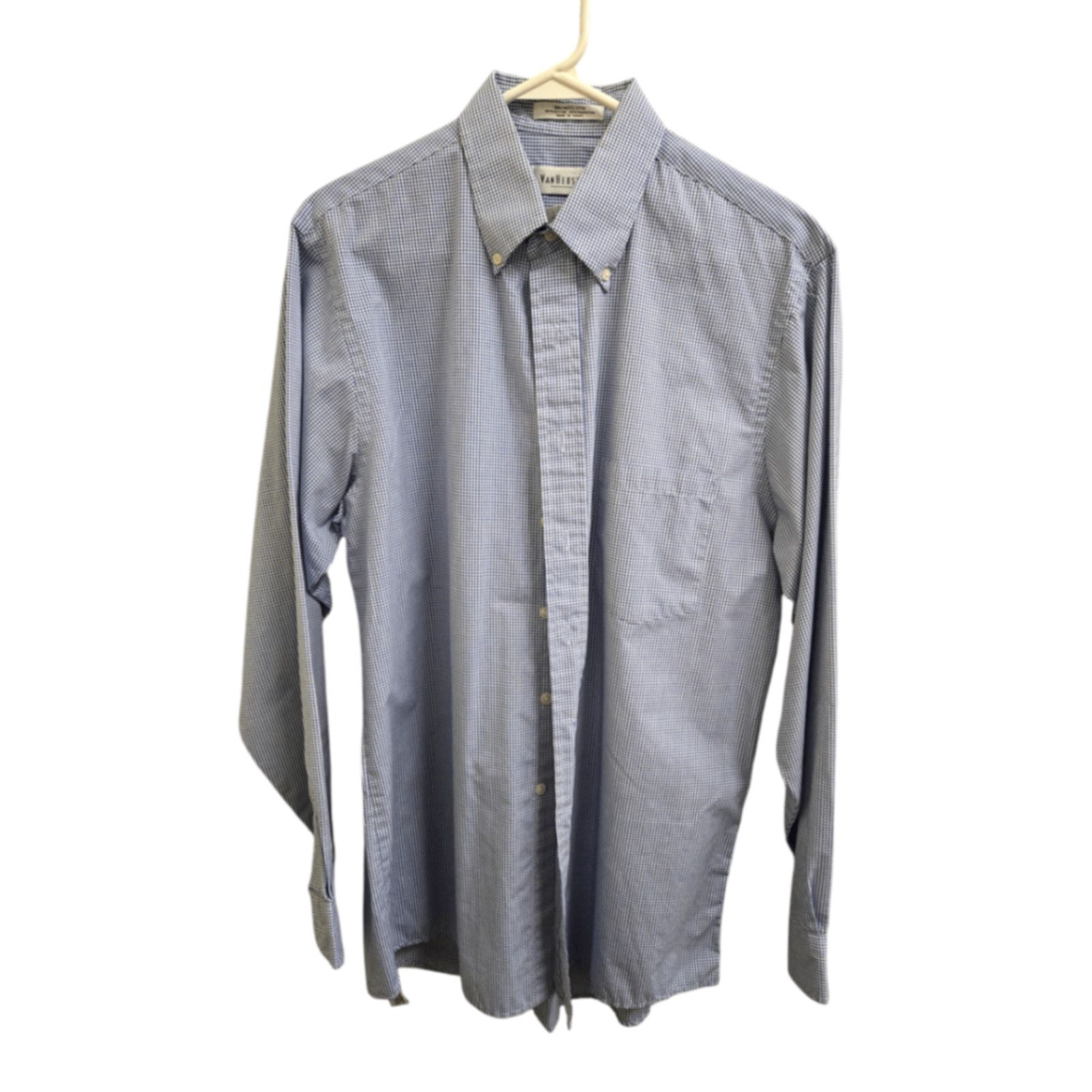 Van Heusen Very Good M Blue & White check Van Heusen Button-Down Shirt Size US M / EU 48-50 / 2 - 1 Preview