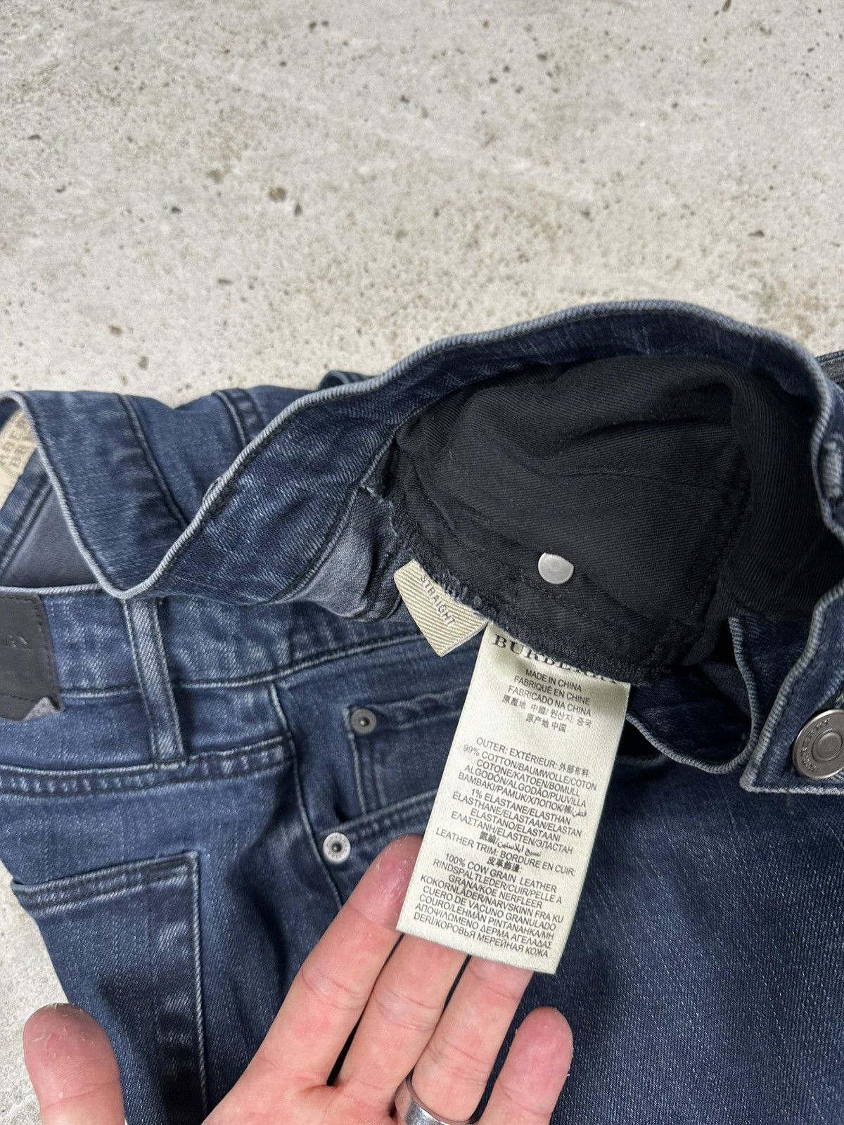 Burberry Burberry Brit Straight Denim Pants Jeans Size US 32 / EU 48 - 11 Thumbnail