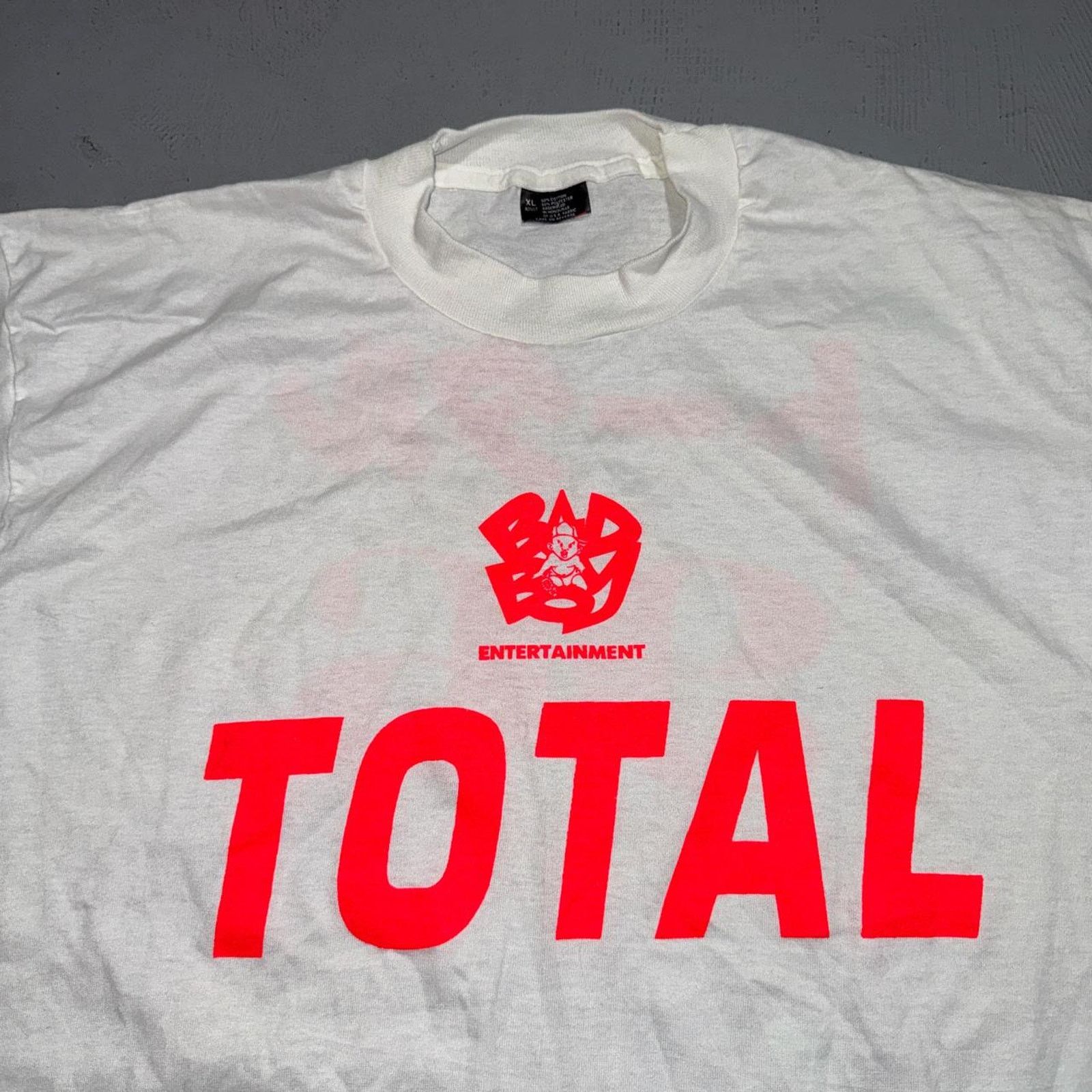 Sean John Total R&B group Rap Tee - White vintage 90s bad boy records Size US XL / EU 56 / 4 - 1 Thumbnail