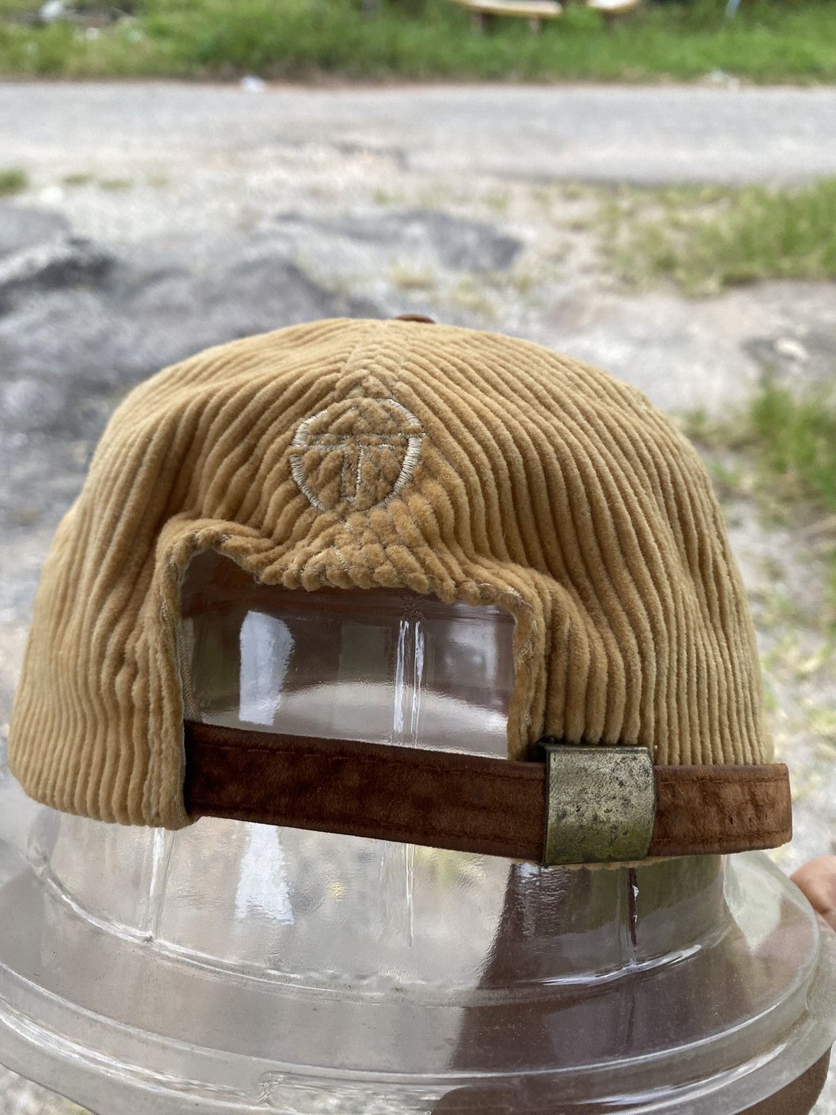 Sergio Tacchini Vintage Sergio Tacchini Corduroy cap velvet Size ONE SIZE - 3 Thumbnail