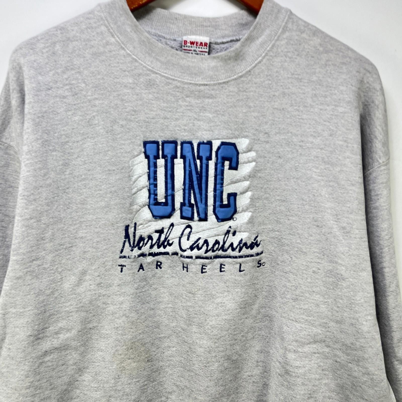 Vintage Vintage 90s UNC North Carolina Tar Heels Sweatshirt XL Size ONE SIZE - 2 Thumbnail