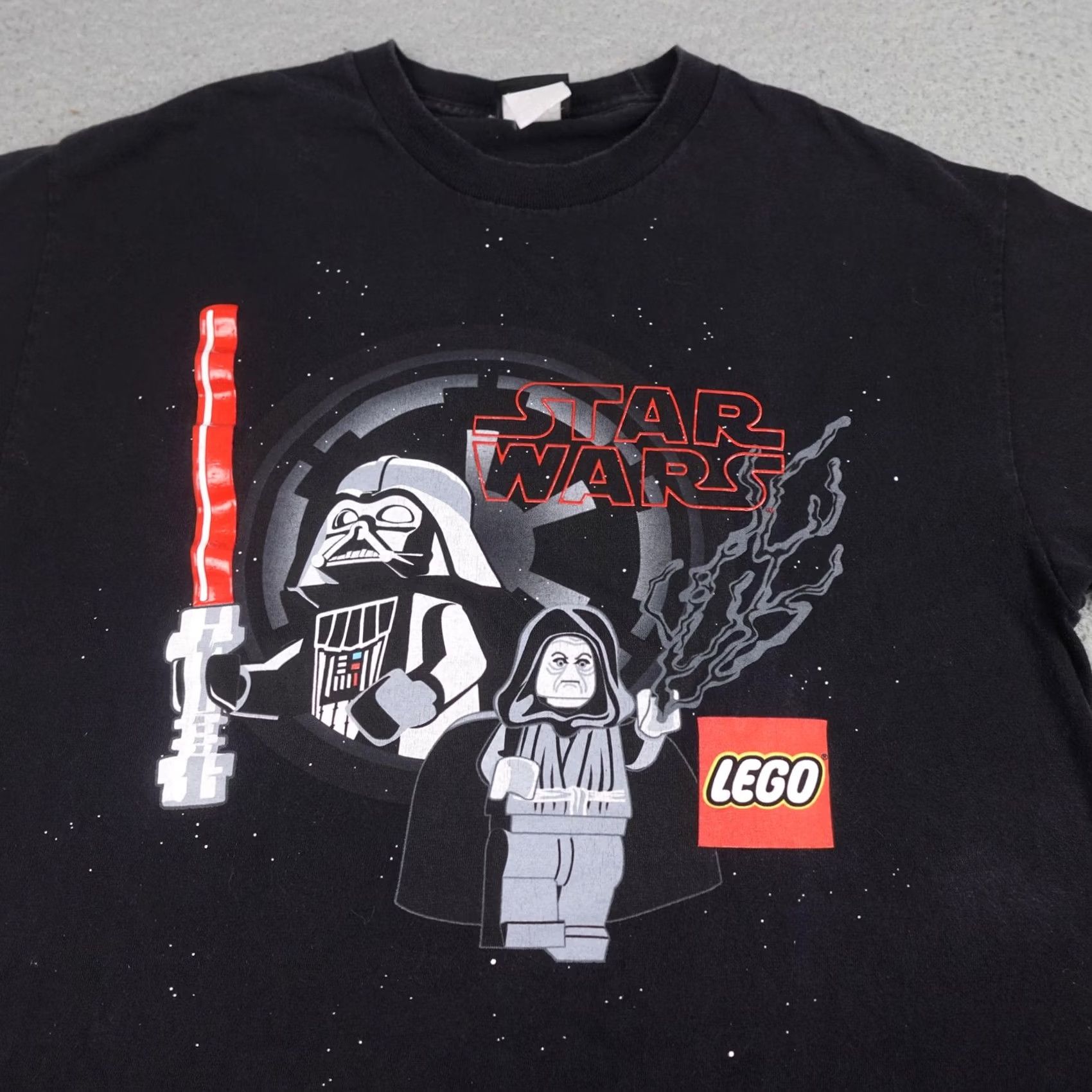 Star Wars VINTAGE Star Wars Shirt Mens L Black Darth Vader Emperor Palpatine Graphic Size US L / EU 52-54 / 3 - 5 Thumbnail