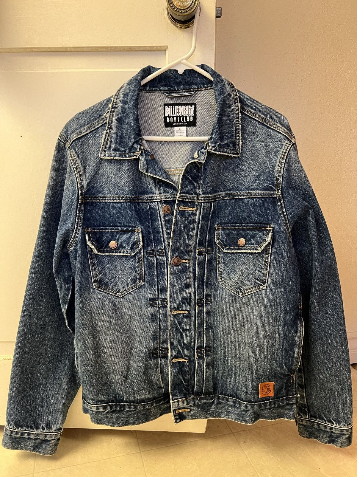 Billionaire Boys Club Billionaire Boys Club BBC Denim Trucker Jacket Mens Medium Size US M / EU 48-50 / 2 - 1 Thumbnail