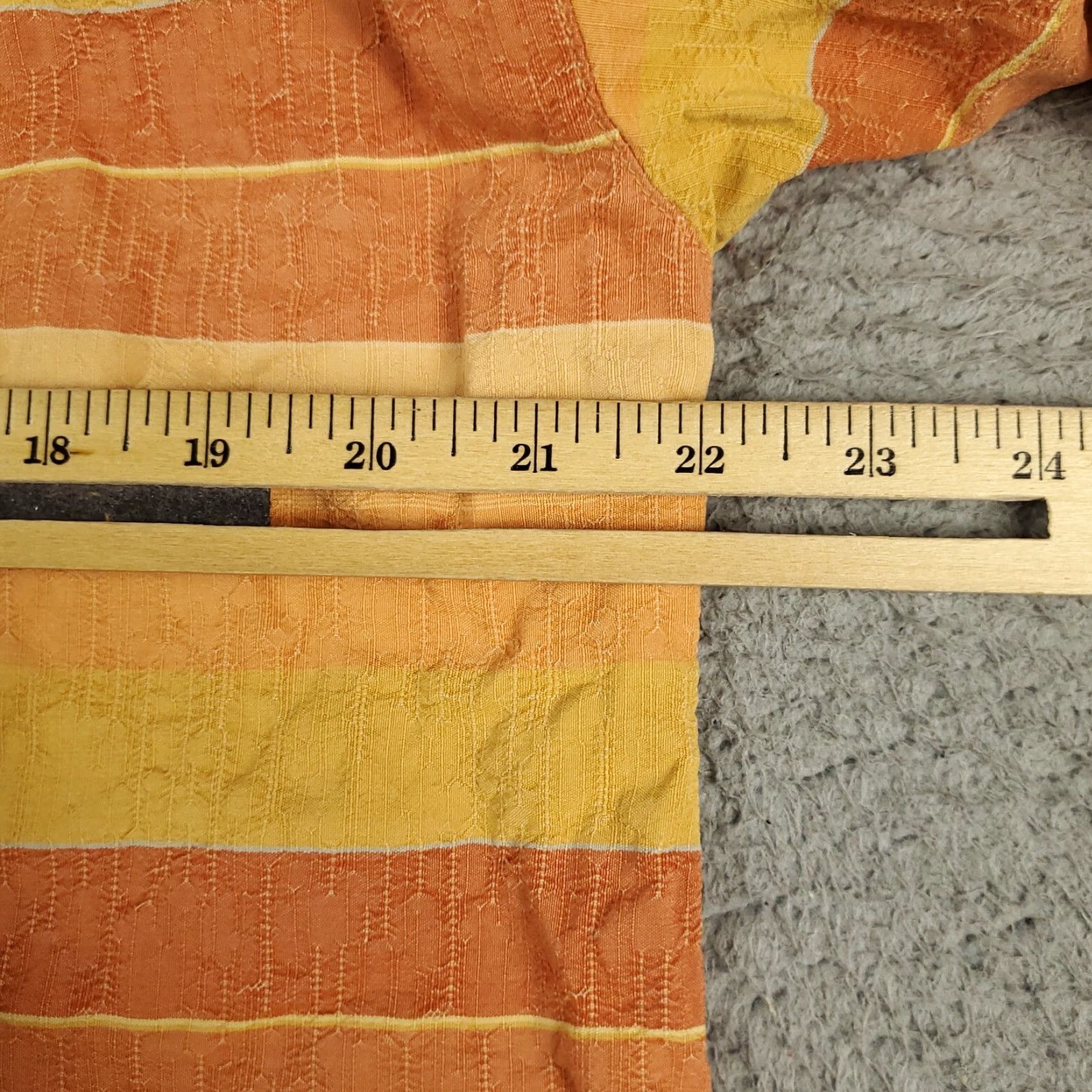 Tommy Bahama VINTAGE? No — Tommy Bahama Shirt Mens Large Orange Striped Hawaiian Button-Up Short Sleeve Size US L / EU 52-54 / 3 - 5 Thumbnail