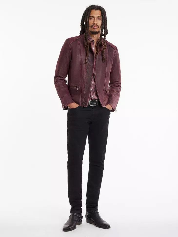 John Varvatos Sheepskin biker Sullivan Jacket. 54 Size US L / EU 52-54 / 3 - 11 Thumbnail