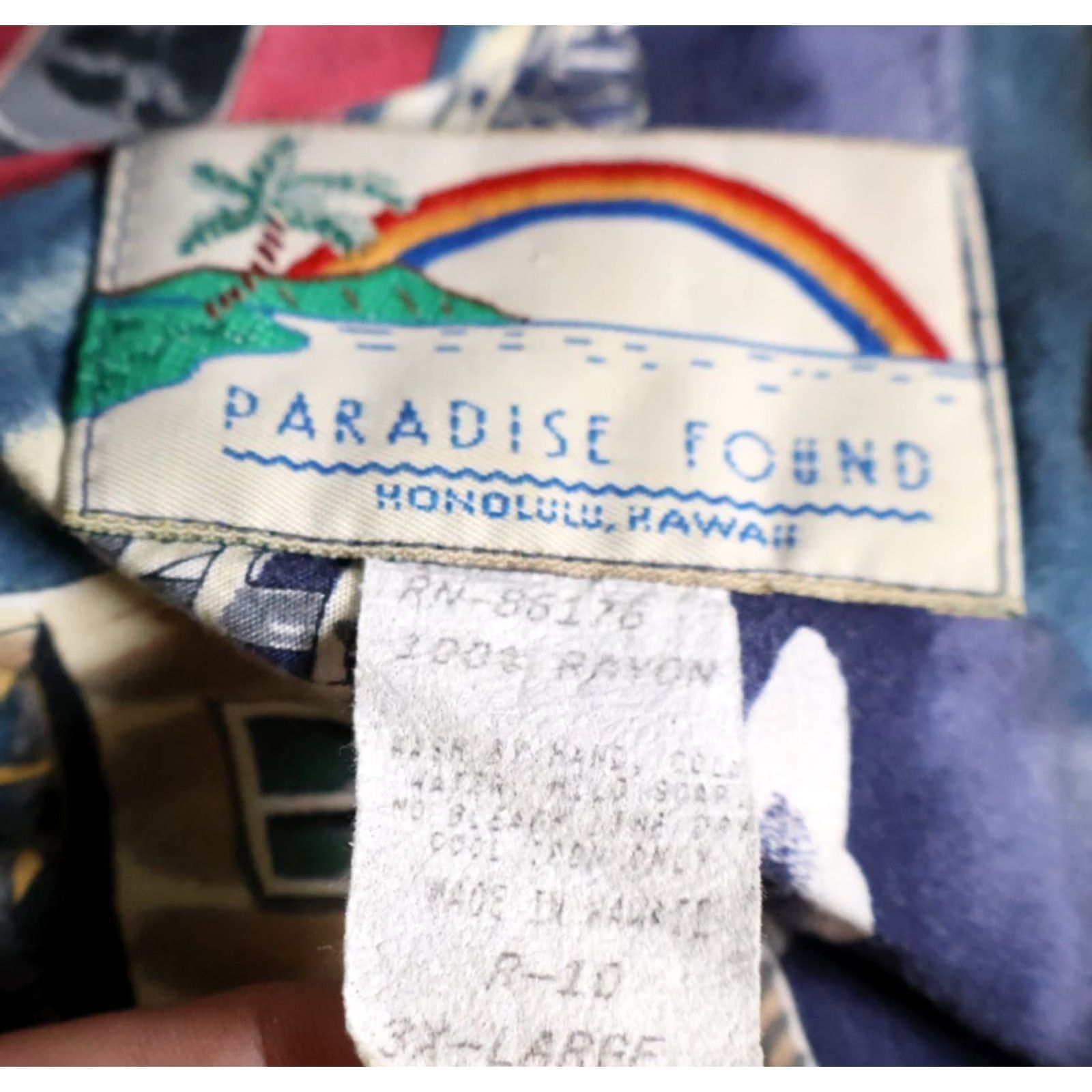 Paradise Found VTG Paradise Found Shirt Men's 3XL Multicolor Floral Short Sleeve Button-Up Hawaiian Cars Interstate Motels Size US XXL / EU 58 / 5 - 3 Thumbnail