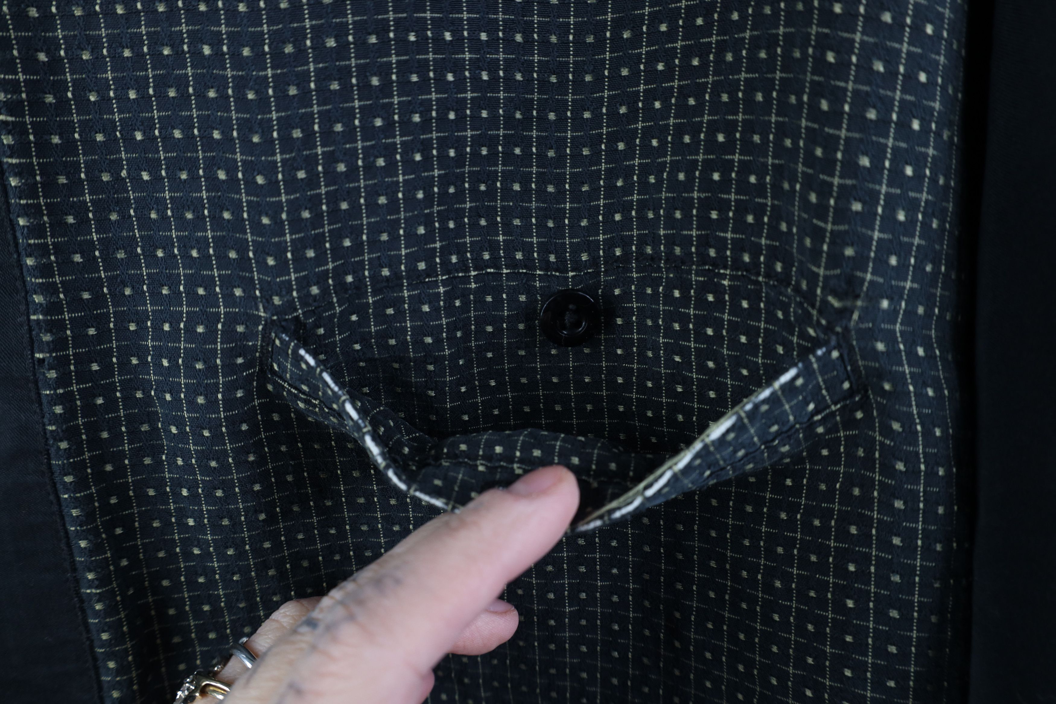 Vintage Vintage 90s Rockabilly Rayon Gabardine Button Shirt Size US XL / EU 56 / 4 - 5 Thumbnail