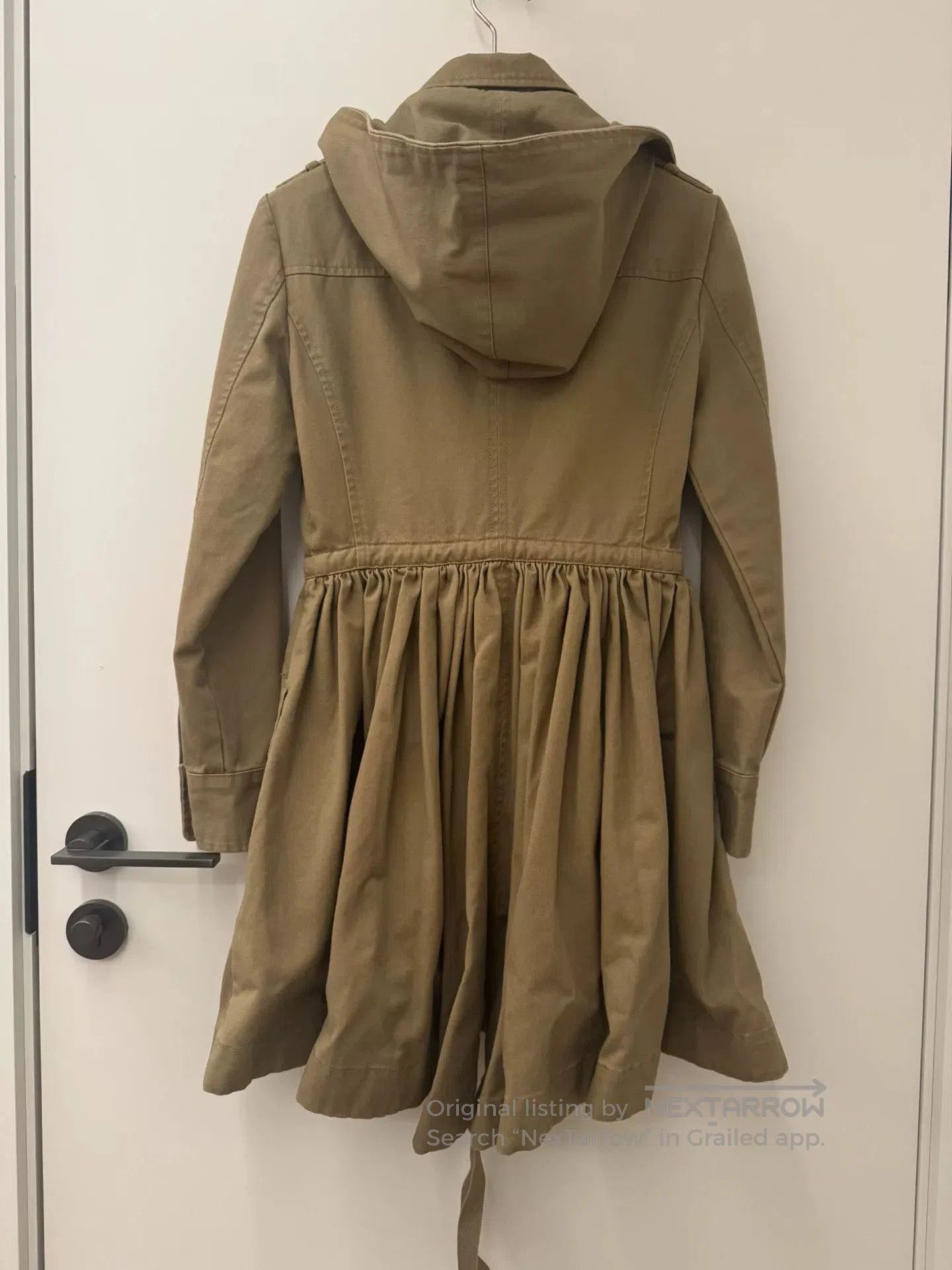 RED Valentino RED VALENTINO Beige Utility Coat. Size XS / US 0-2 / IT 36-38 - 2 Thumbnail