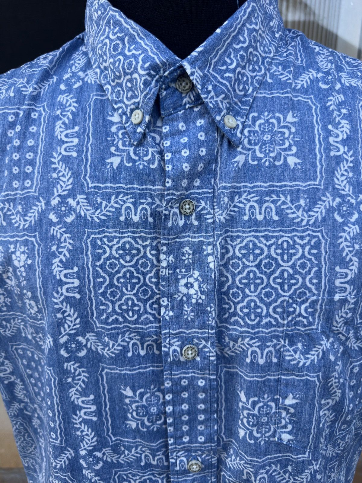 Reyn Spooner PreOwned Reyn Spooner Hawaiian Print Blue Men's XL Size US XL / EU 56 / 4 - 3 Thumbnail