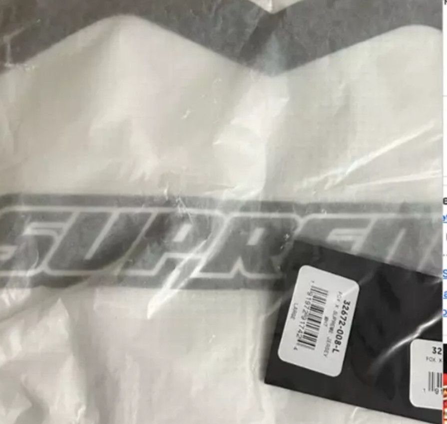 Supreme Supreme Supreme Fox Racing Jersey White/orange L Size US L / EU 52-54 / 3 - 8 Thumbnail