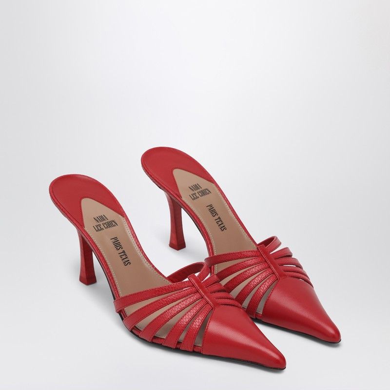Paris Texas Paris Texas Red Leather Mule Nadia Size US 8 / IT 38 - 1 Thumbnail
