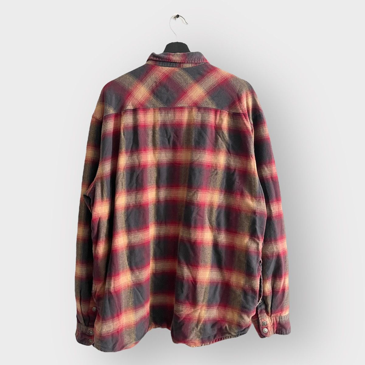 Other STEAL! Vintage Grizzly Mountain Plaid Flanner Shirt Jacket Size US XXL / EU 58 / 5 - 2 Thumbnail