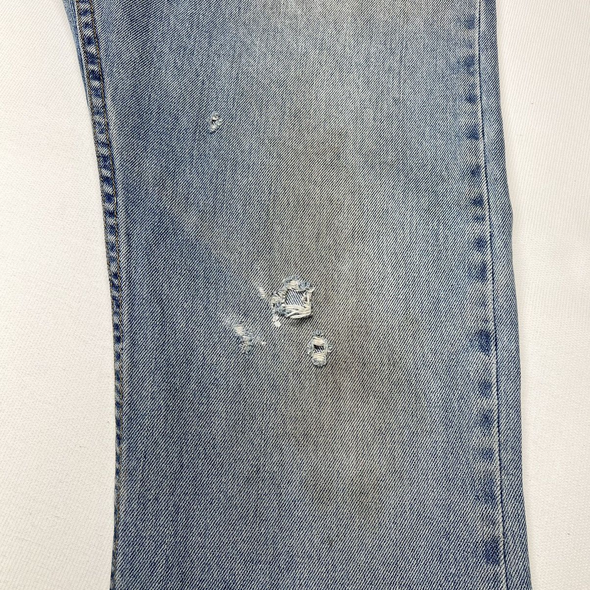 Levi's × Vintage Levis 505 Jeans Blue Straight Regular Fit Faded Denim Y2K Size US 34 / EU 50 - 4 Thumbnail