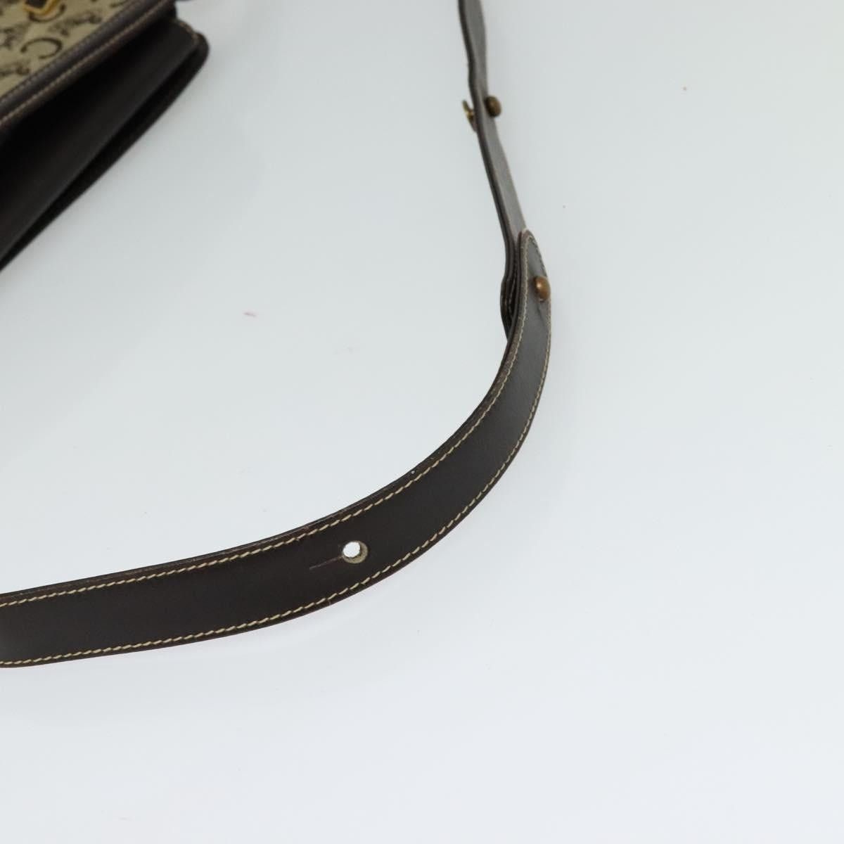 Celine CELINE C Sulky Shoulder Bag Canvas Beige Gold Size ONE SIZE - 7 Thumbnail