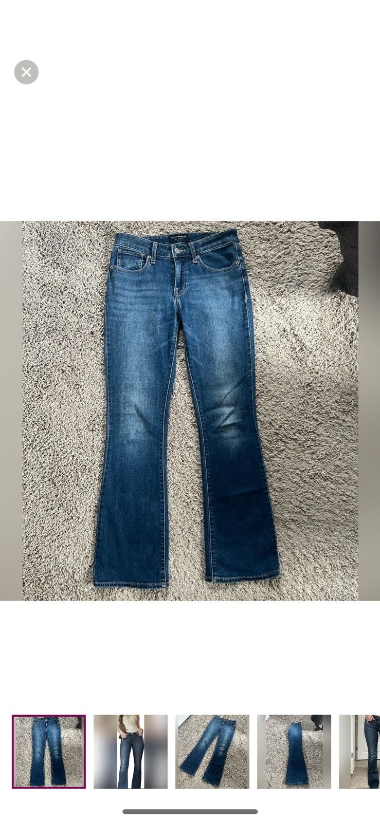 Lucky Brand Lucky Brand "Lolita" Low-Rise Bootcut jeans. Size 27/4. Size 27" / US 4 / IT 40 - 1 Thumbnail