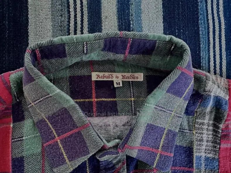 Needles Needles Patchwork washed vintage shirt Size US M / EU 48-50 / 2 - 5 Thumbnail