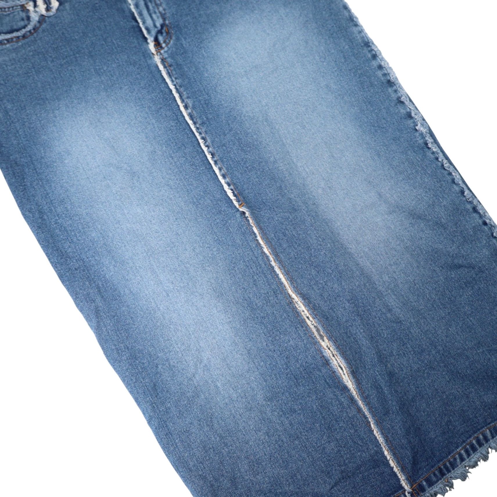 Denime VINTAGE Y2K Zana Di Denim Frayed Edge Maxi Skirt Blue Womens 11 Skirt Maxi Body Size 32" / US 10 / IT 46 - 3 Thumbnail