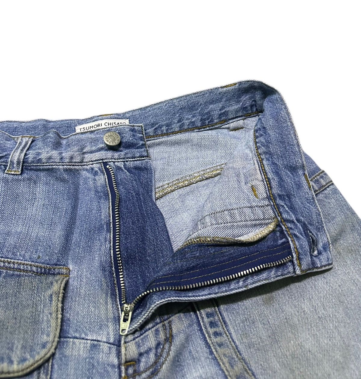 Tsumori Chisato Vintage Tsumori Chisato Issey Miyake denim pachwork skirt Size 28" / US 6 / IT 42 - 5 Thumbnail