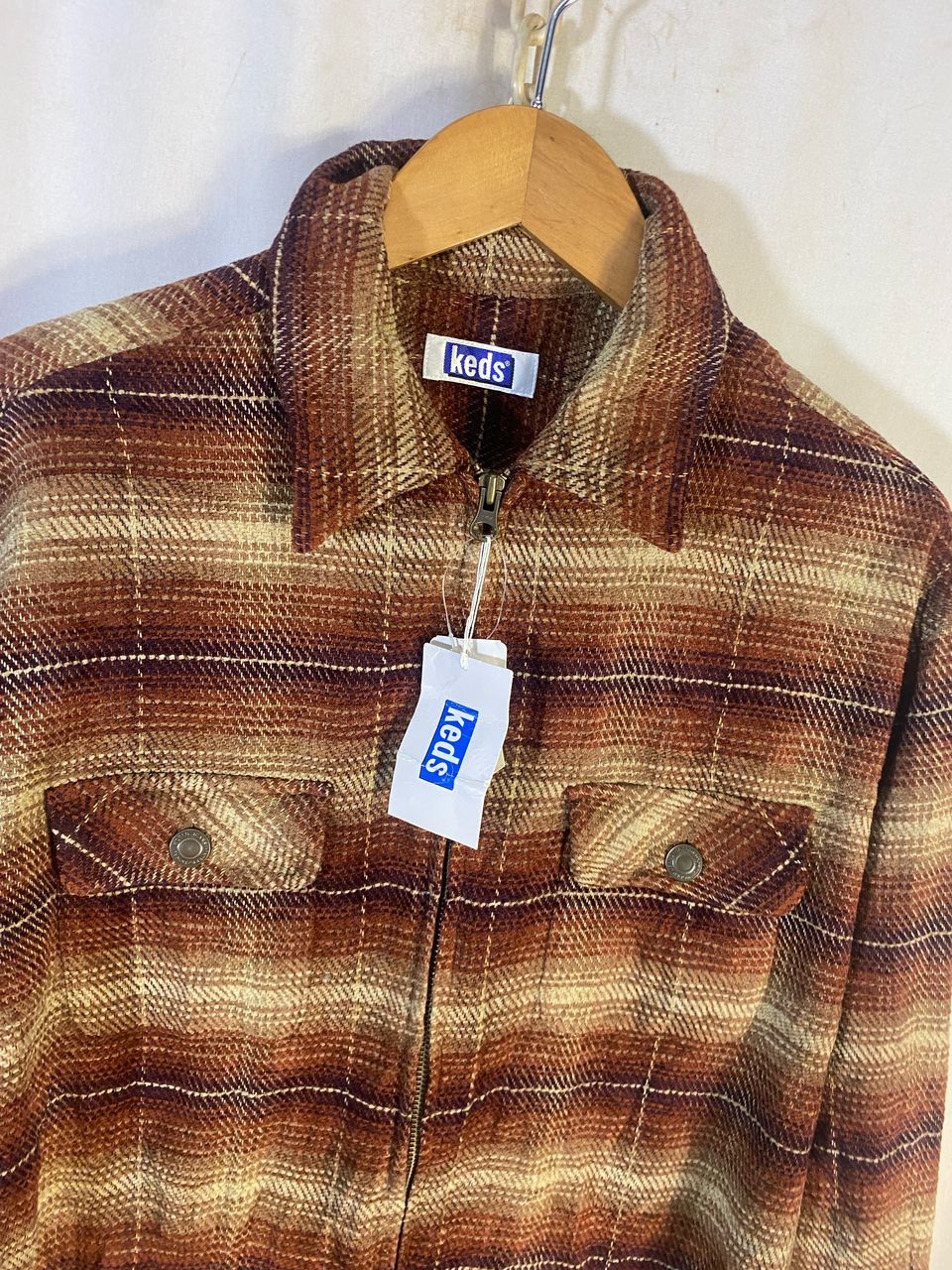 Flannel × Keds Vintage keds zipper flannel shirt Size US M / EU 48-50 / 2 - 3 Thumbnail