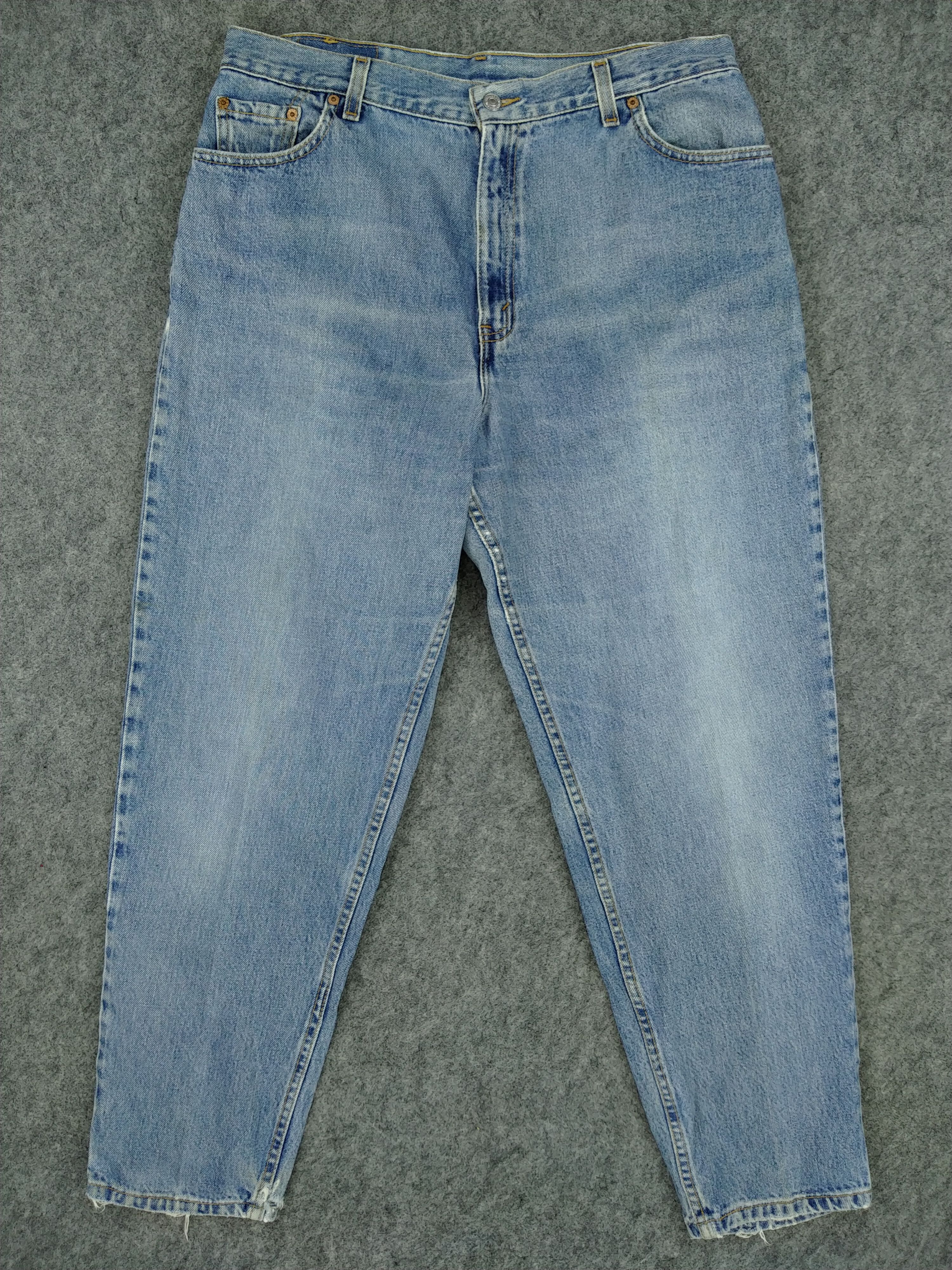 Levi's 90s Faded Blue Vintage Levi's 550 USA 34x29.5 Denim JN1031 Size US 34 / EU 50 - 1 Thumbnail