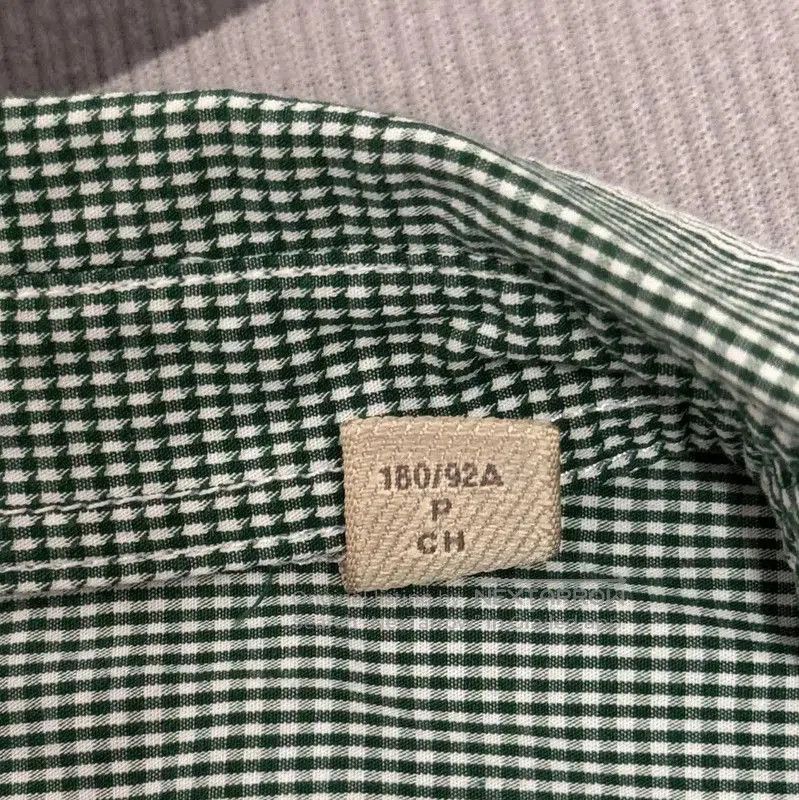 Burberry Burberry Green Checkered Men's Shirt. Size US S / EU 44-46 / 1 - 7 Thumbnail