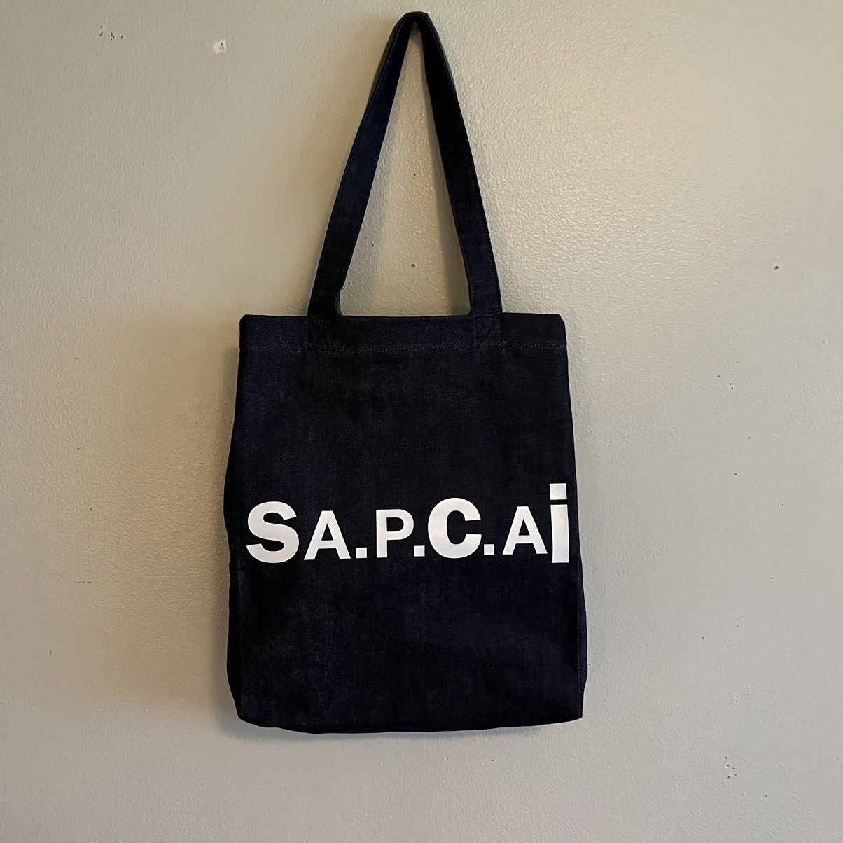 A.P.C. × Sacai Reversible Tote Bag | Grailed