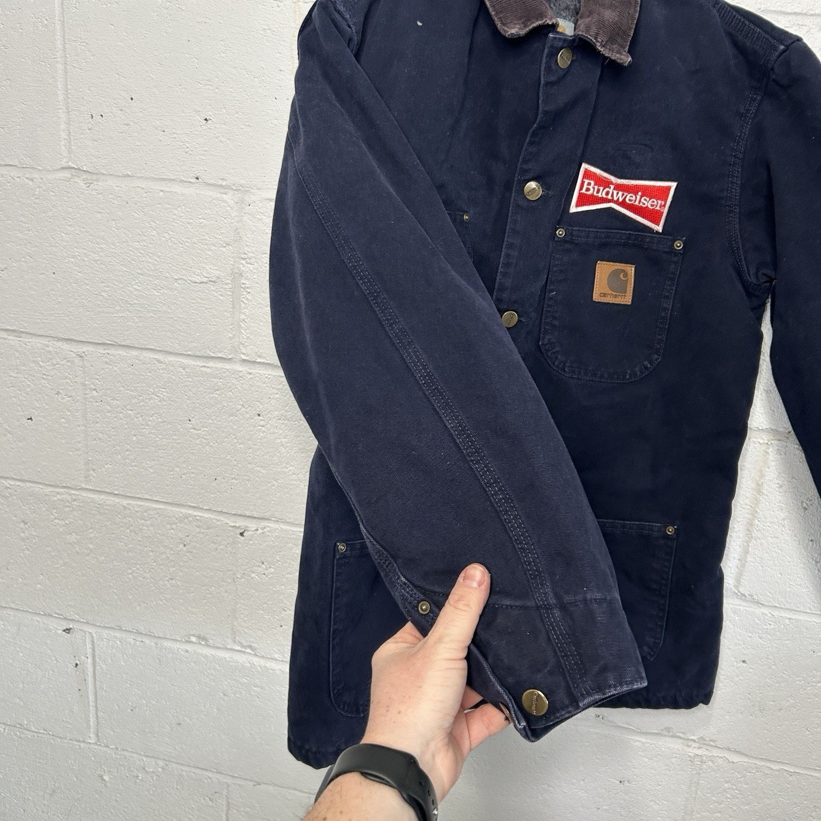 Carhartt Vintage Carhartt Blanket-Lined Chore Coat “Midnight Blue” Size US S / EU 44-46 / 1 - 6 Thumbnail