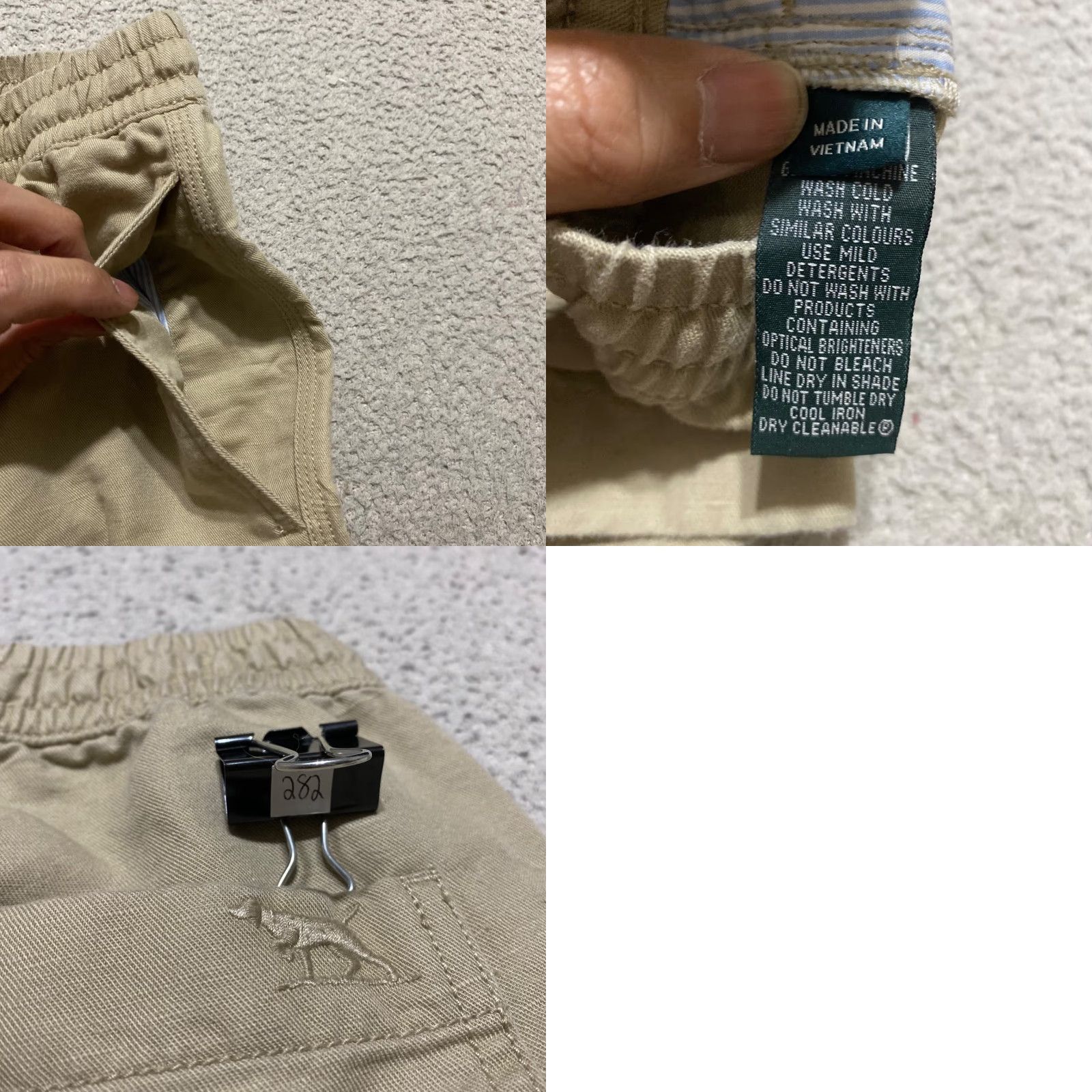 Rodd & Gunn Rodd & Gunn Mens XS Shorts Beige Linen Blend Chino Outdoor Beach Casual Pull On Size US 27 - 8 Thumbnail